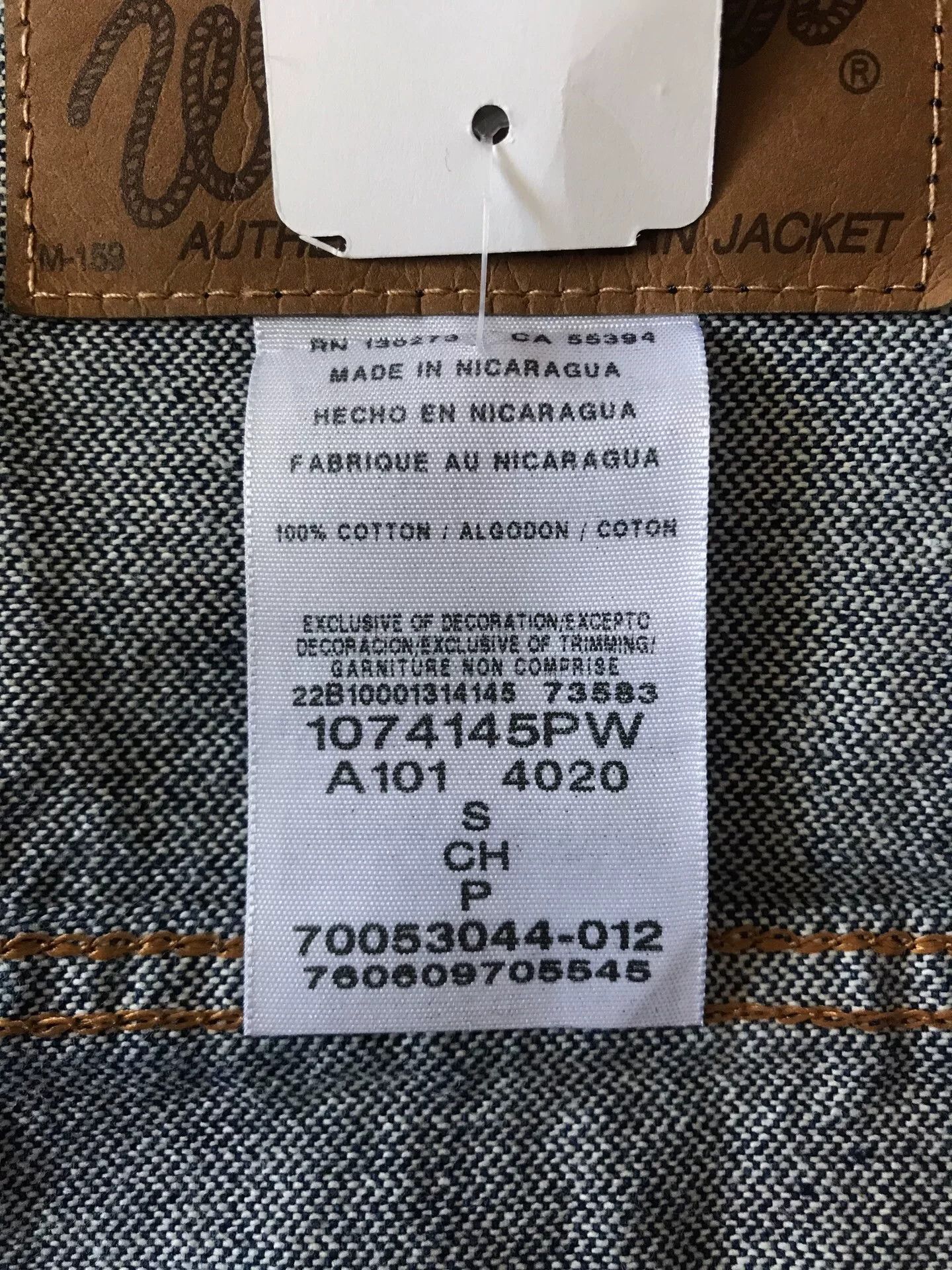 Wrangler Wrangler 74145PW Western Denim Jacket Size US S / EU 44-46 / 1 - 9 Thumbnail