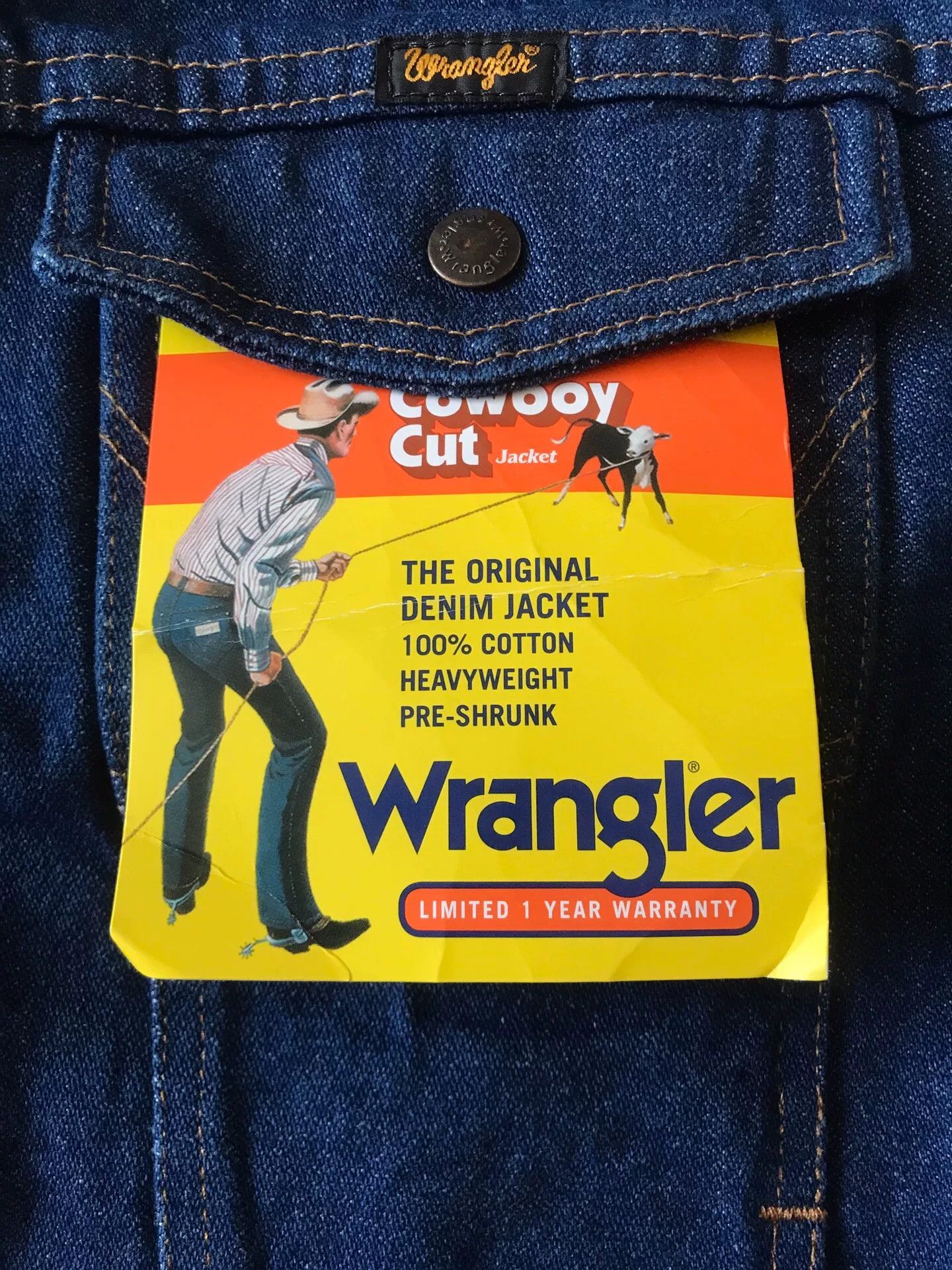 Wrangler Wrangler 74145PW Western Denim Jacket Size US S / EU 44-46 / 1 - 7 Thumbnail