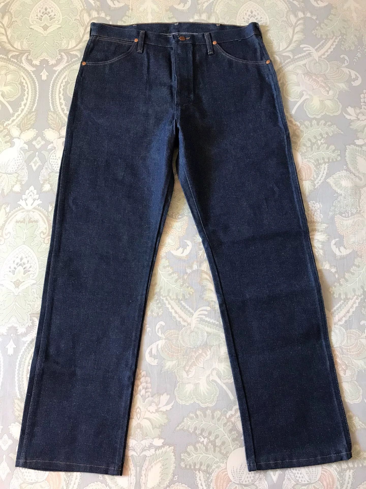 Wrangler Wrangler 13MWZ W36L30 Raw Denim Jeans Size US 36 / EU 52 - 2 Thumbnail