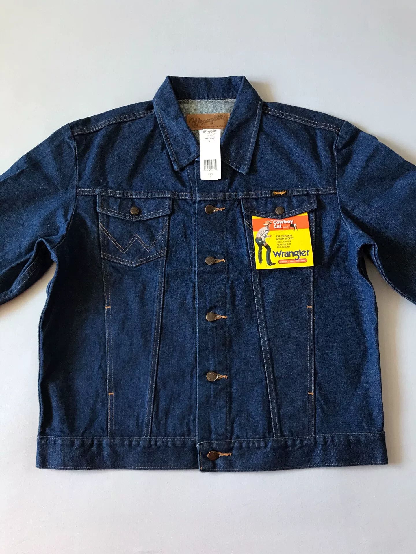 Wrangler Wrangler 74145PW Denim Jacket Size US L / EU 52-54 / 3 - 3 Thumbnail