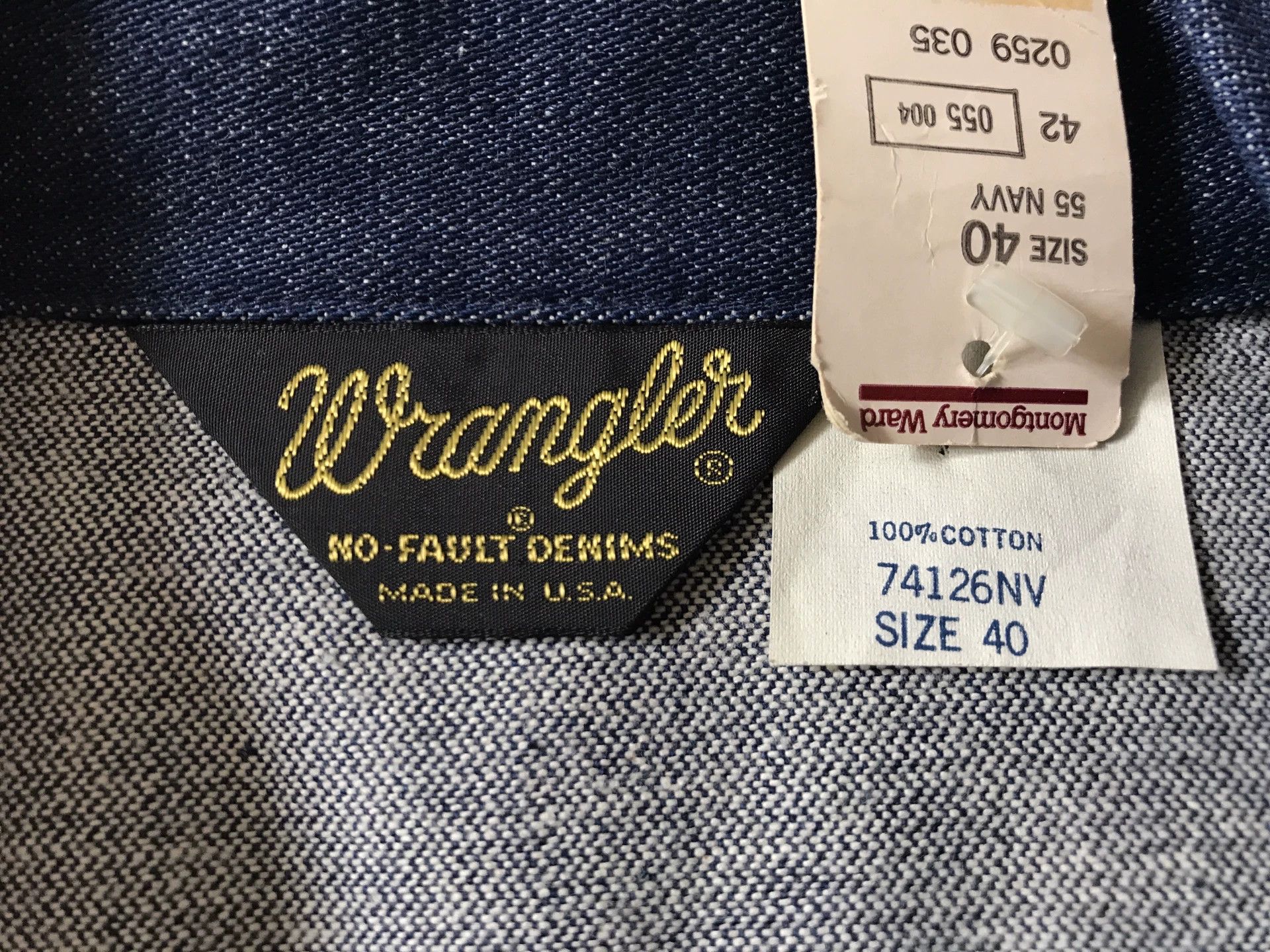 Wrangler 1980s Wrangler American Denim Jacket Size US XXS / EU 40 - 9 Thumbnail
