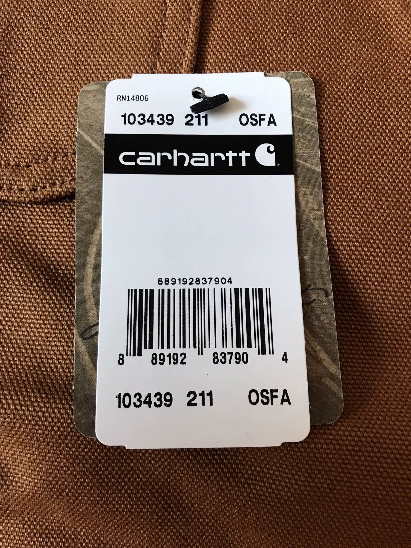 Carhartt Carhartt 103439 Classic Brown Apron Size ONE SIZE - 8 Thumbnail
