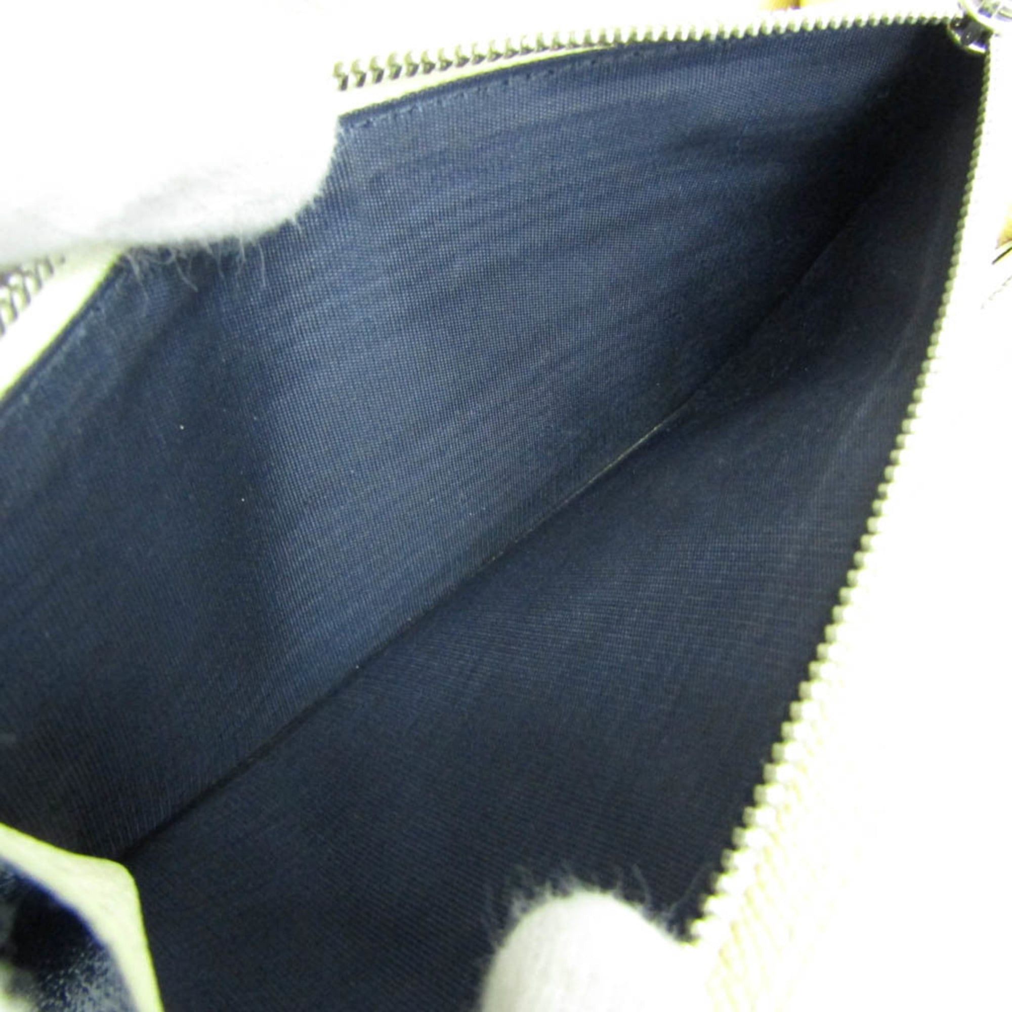Bvlgari Bvlgari Women's Leather Long Wallet (bi-fold) Cream,Navy Size ONE SIZE - 5 Thumbnail