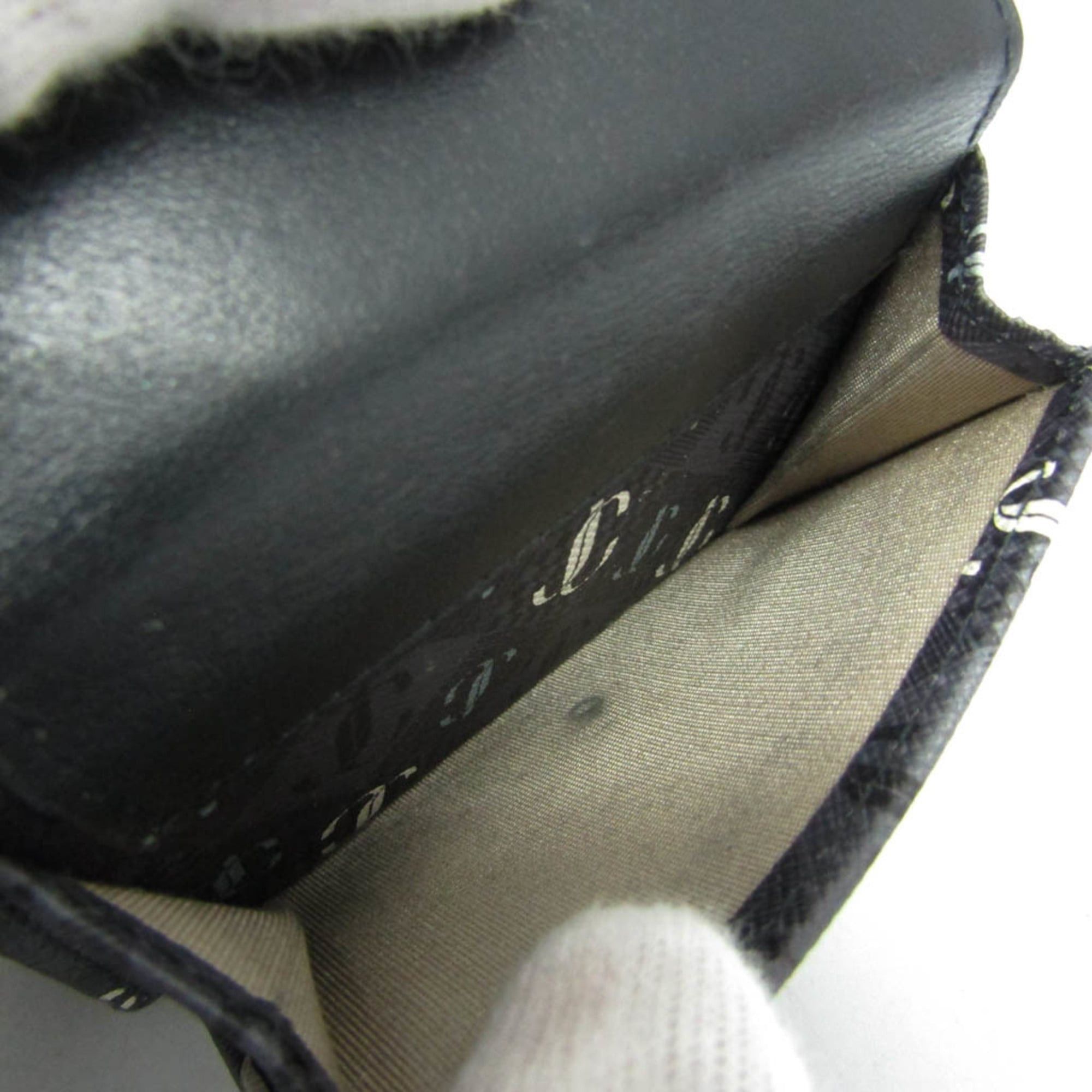 Jimmy Choo Jimmy Choo JAYDEN Women,Men PVC,Leather Wallet (tri-fold) Dark Gray Size ONE SIZE - 5 Thumbnail