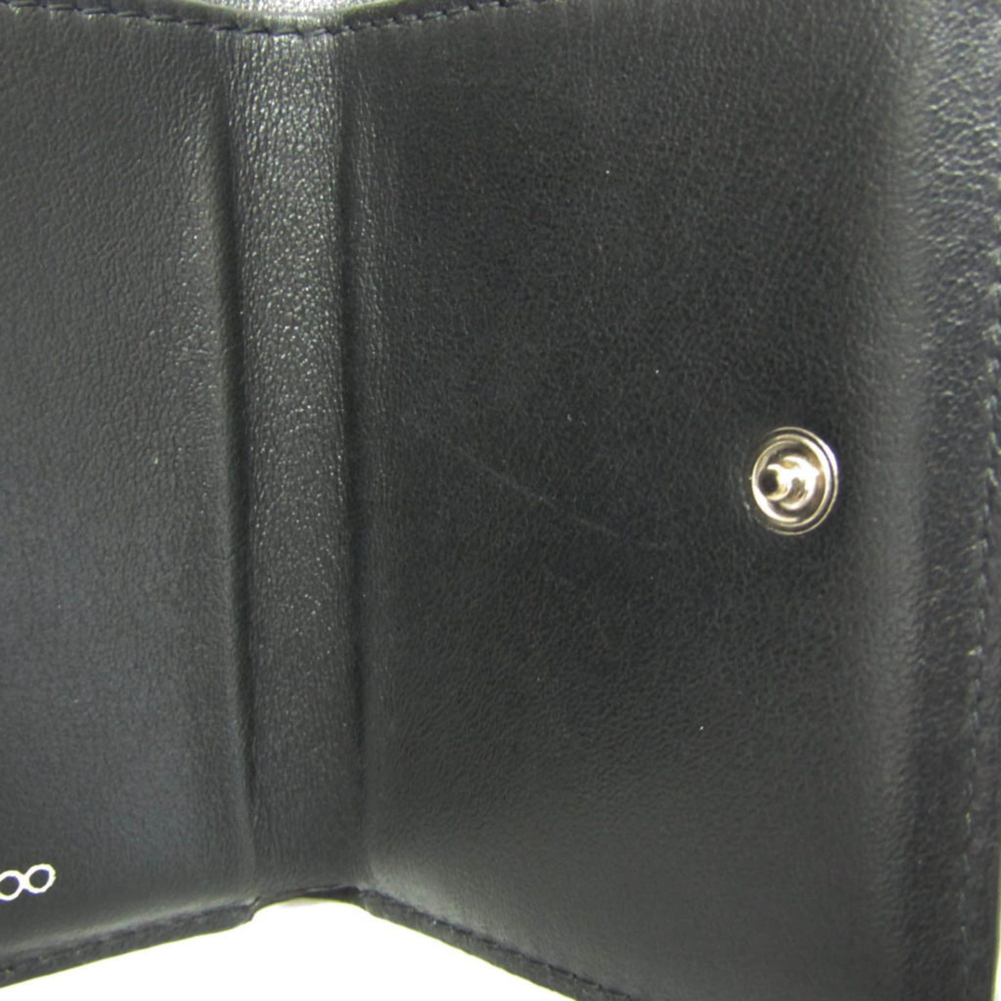 Jimmy Choo Jimmy Choo JAYDEN Women,Men PVC,Leather Wallet (tri-fold) Dark Gray Size ONE SIZE - 11 Thumbnail
