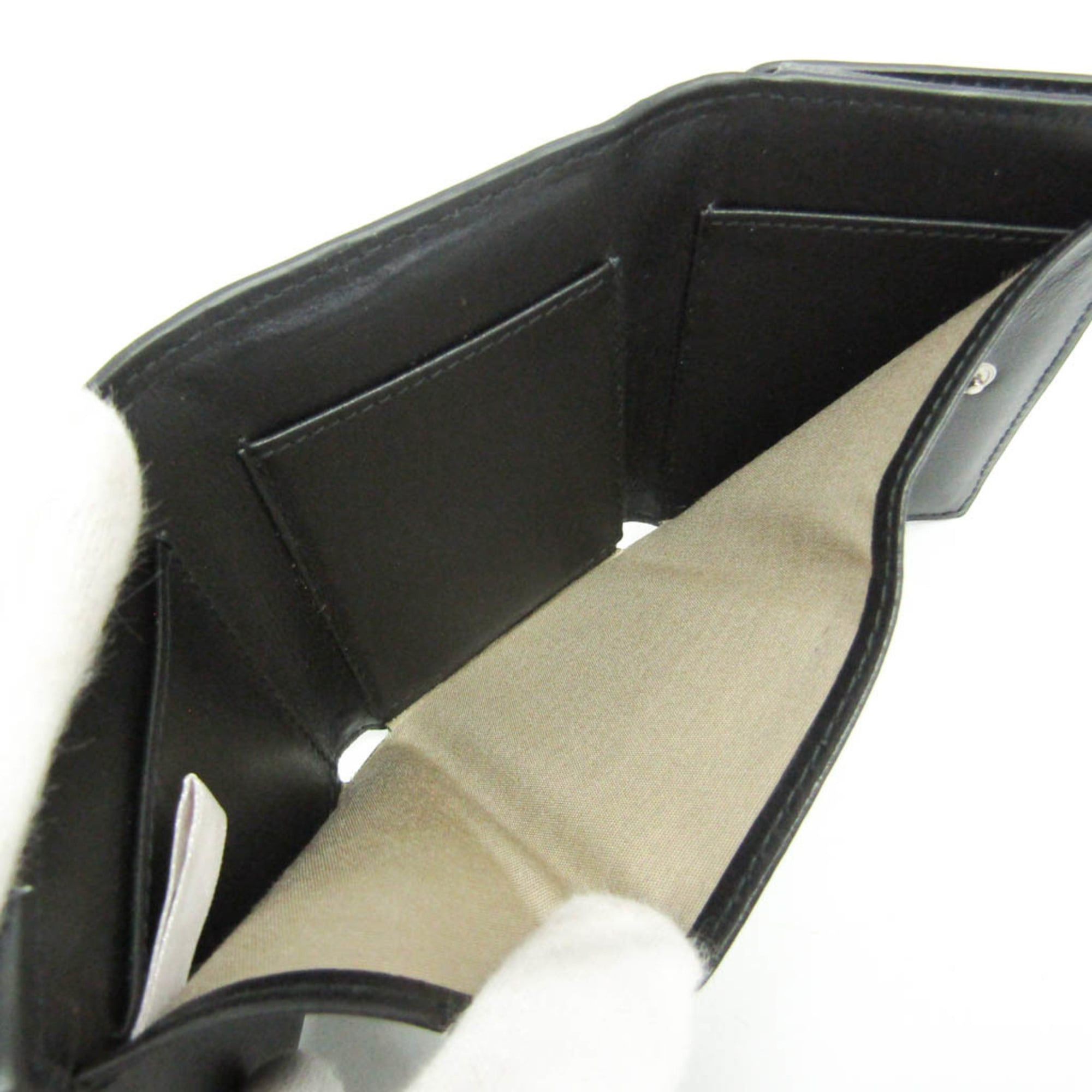 Jimmy Choo Jimmy Choo JAYDEN Women,Men PVC,Leather Wallet (tri-fold) Dark Gray Size ONE SIZE - 6 Thumbnail