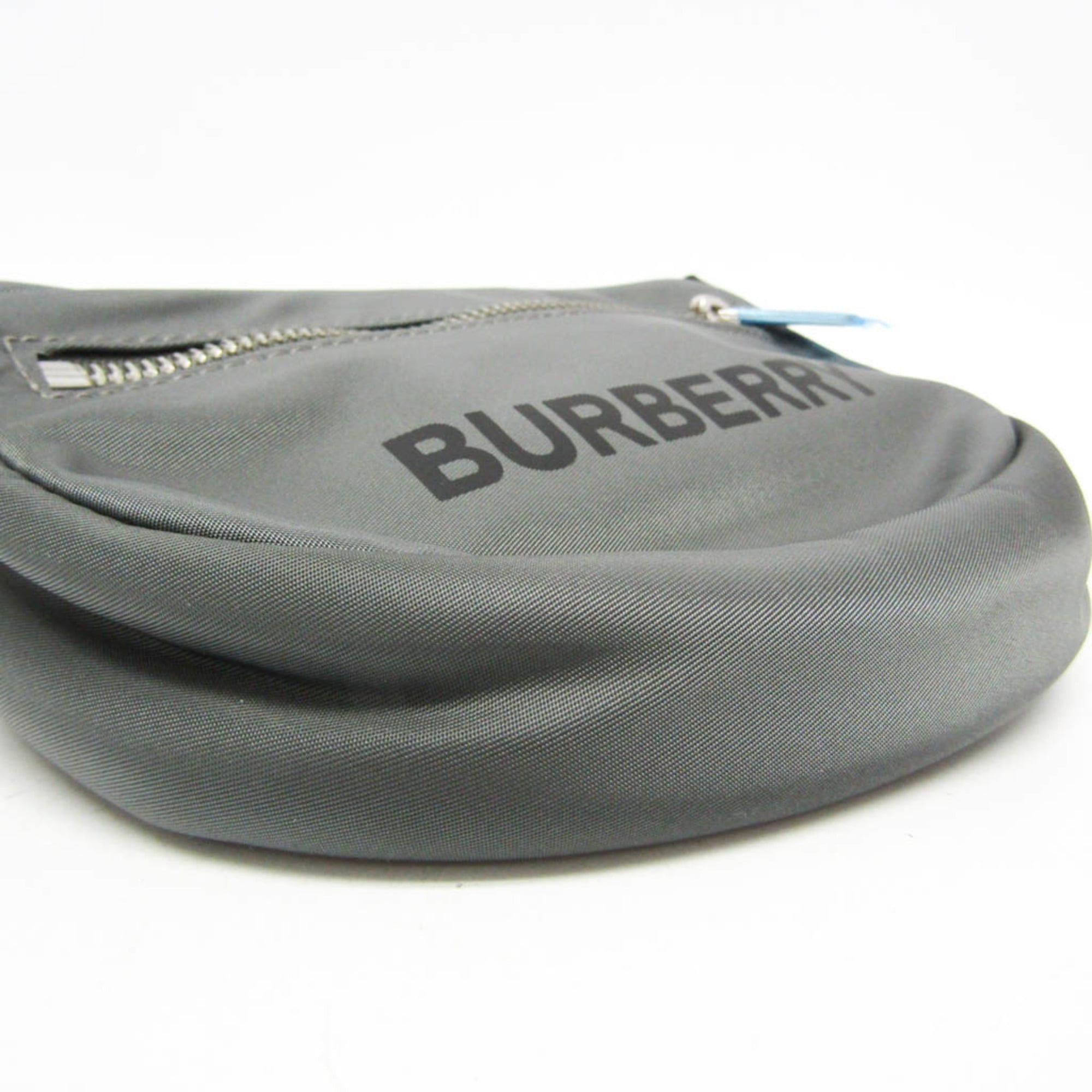 Burberry Burberry Canon 8052888 Men,Women Nylon Fanny Pack,Sling Bag Gray Size ONE SIZE - 4 Thumbnail