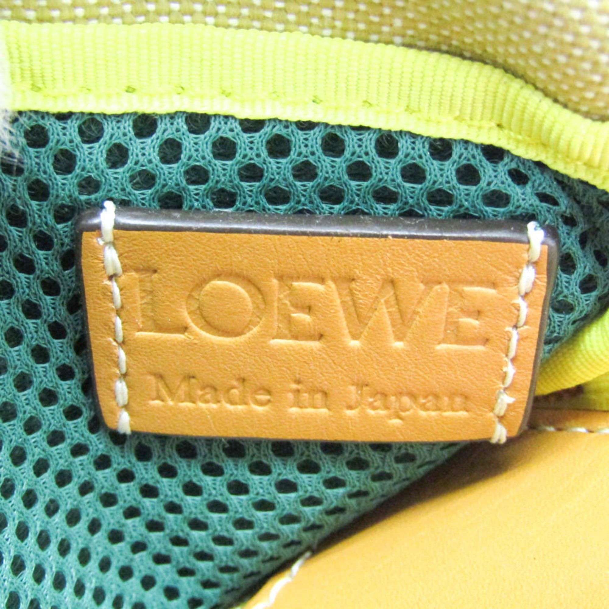 Loewe Loewe Eye Loewe Nature Men,Women Canvas Pouch Beige,Yellow Size ONE SIZE - 12 Thumbnail