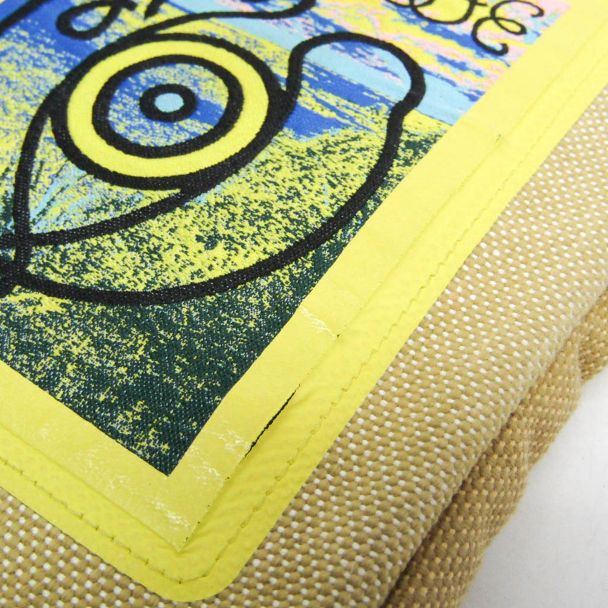 Loewe Loewe Eye Loewe Nature Men,Women Canvas Pouch Beige,Yellow Size ONE SIZE - 4 Thumbnail