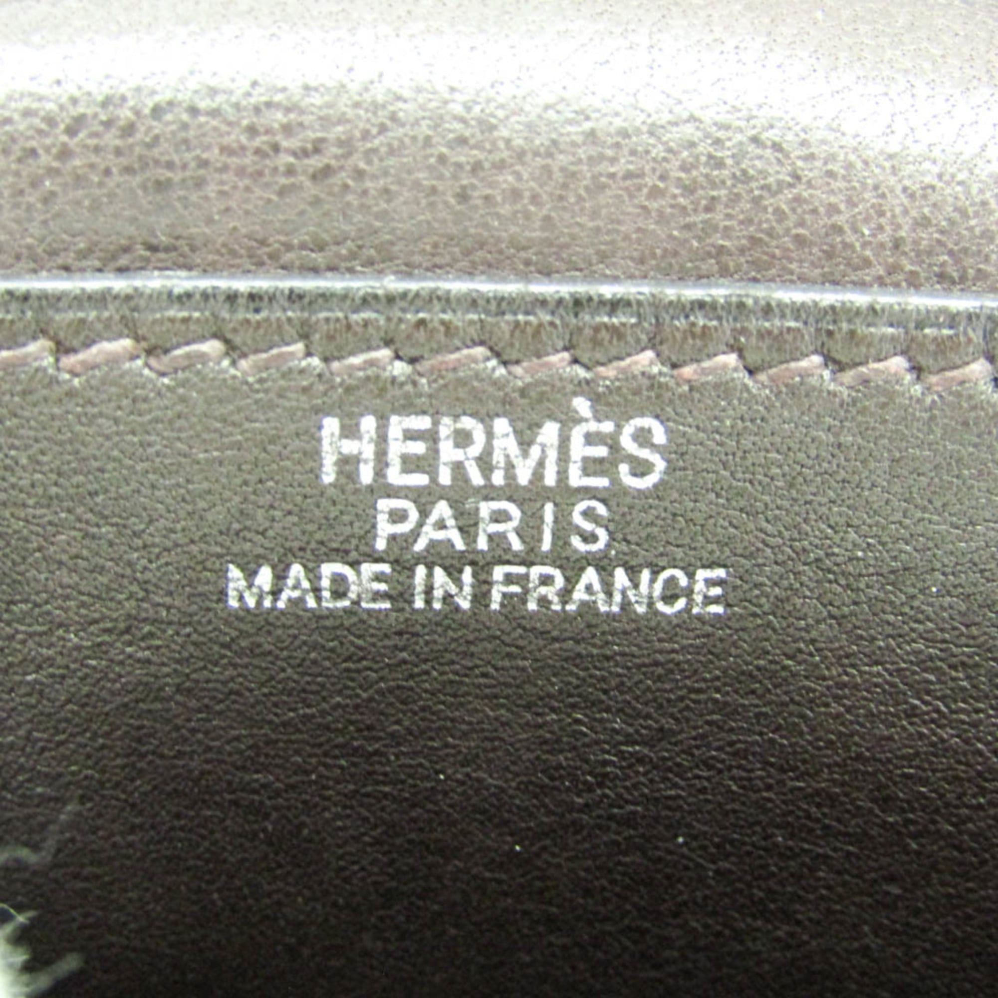 Hermes Hermes Dogon Swift Leather Card Case Dark Brown Size ONE SIZE - 14 Thumbnail