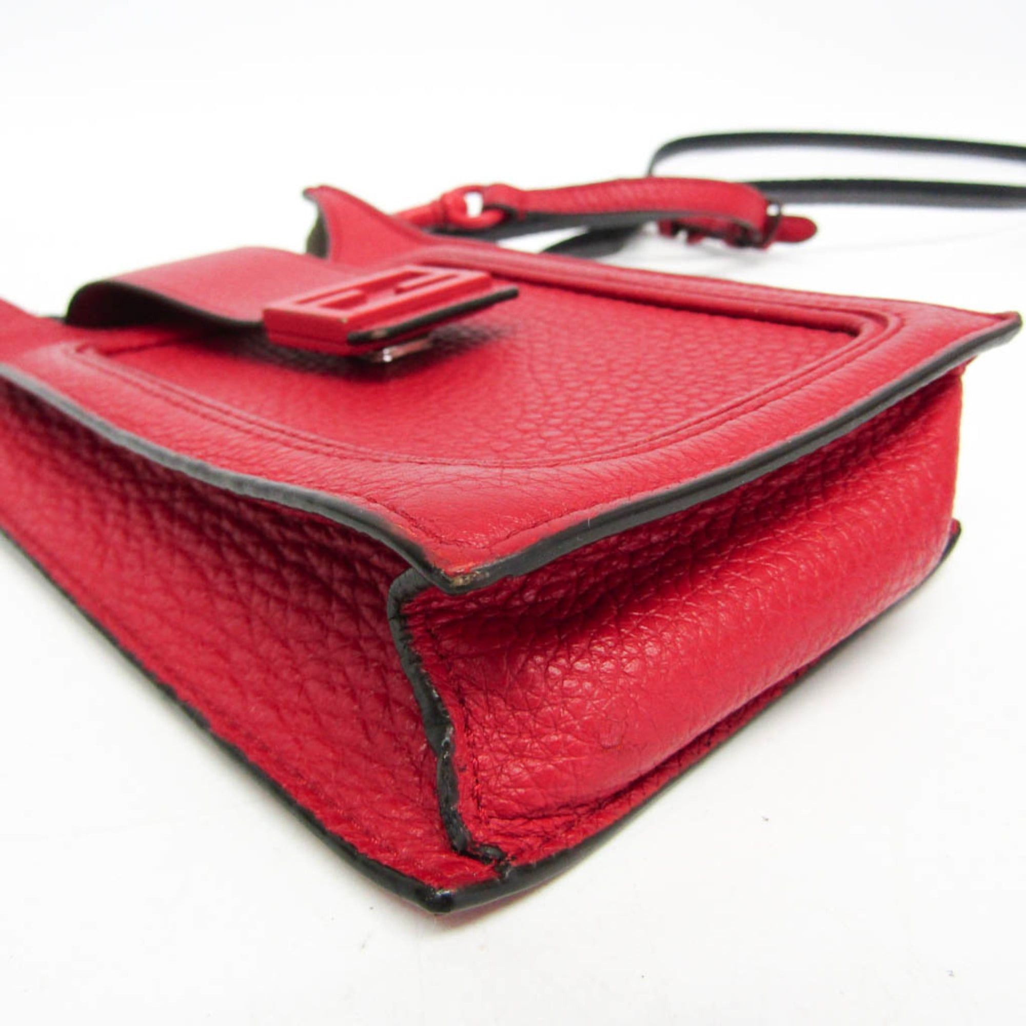 Fendi Fendi Smartphone Shoulder Bag 7AR944 Women's Leather Shoulder Bag Red Color Size ONE SIZE - 4 Thumbnail
