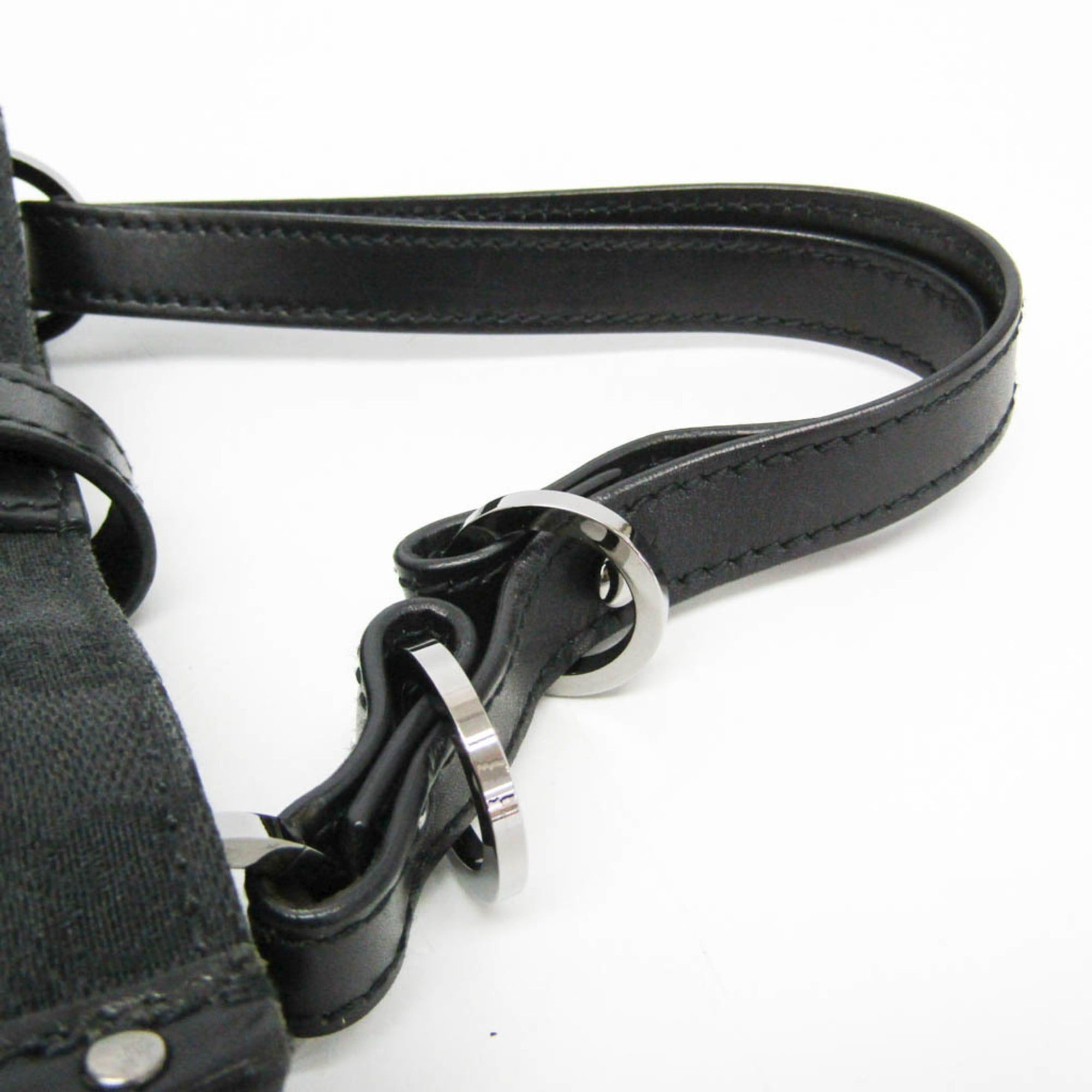 Gucci Gucci GG Canvas 110292 Women's GG Canvas Shoulder Bag Black Size ONE SIZE - 10 Thumbnail