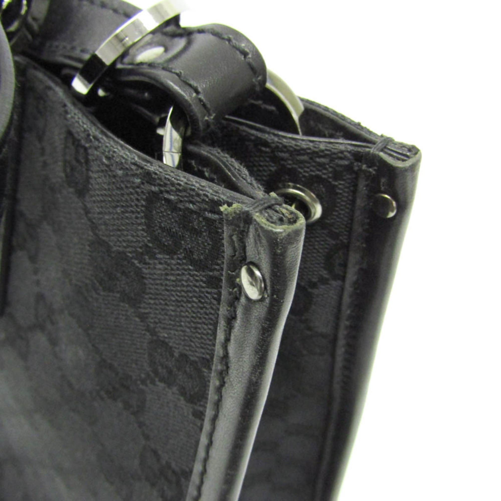 Gucci Gucci GG Canvas 110292 Women's GG Canvas Shoulder Bag Black Size ONE SIZE - 8 Thumbnail