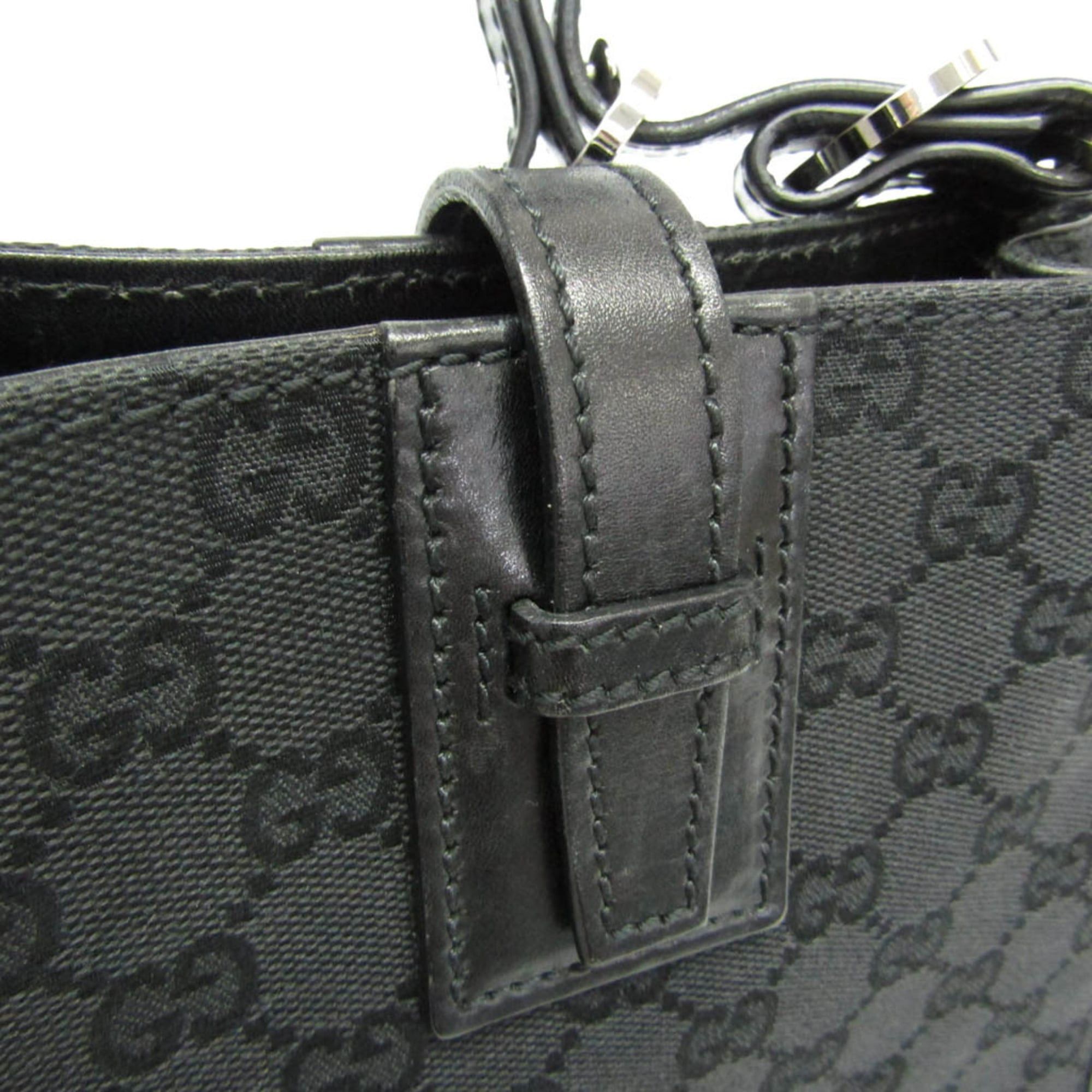 Gucci Gucci GG Canvas 110292 Women's GG Canvas Shoulder Bag Black Size ONE SIZE - 12 Thumbnail