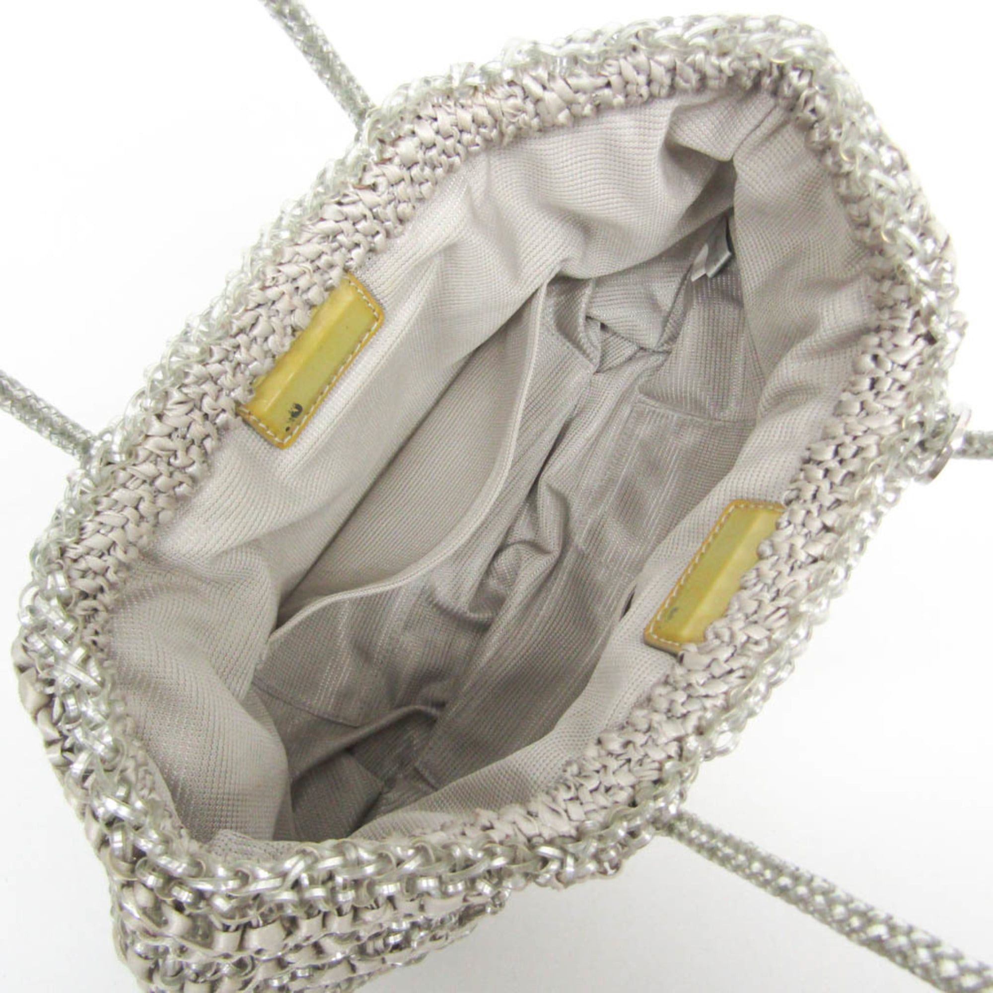 ANTEPRIMA Anteprima CARINA R PB10FA6186 Women's Wire,Satin Handbag Gray Size ONE SIZE - 3 Thumbnail
