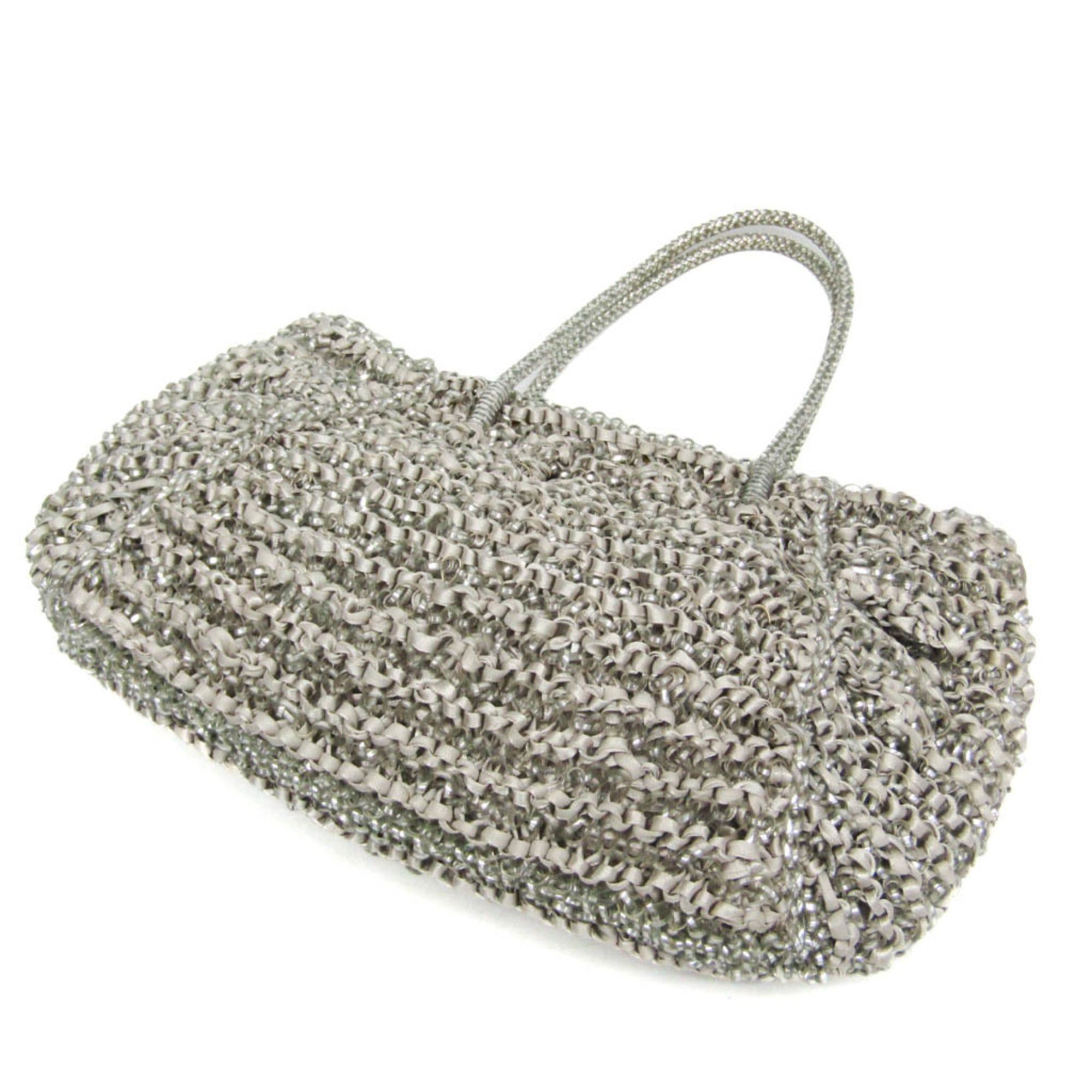 ANTEPRIMA Anteprima CARINA R PB10FA6186 Women's Wire,Satin Handbag Gray Size ONE SIZE - 2 Thumbnail