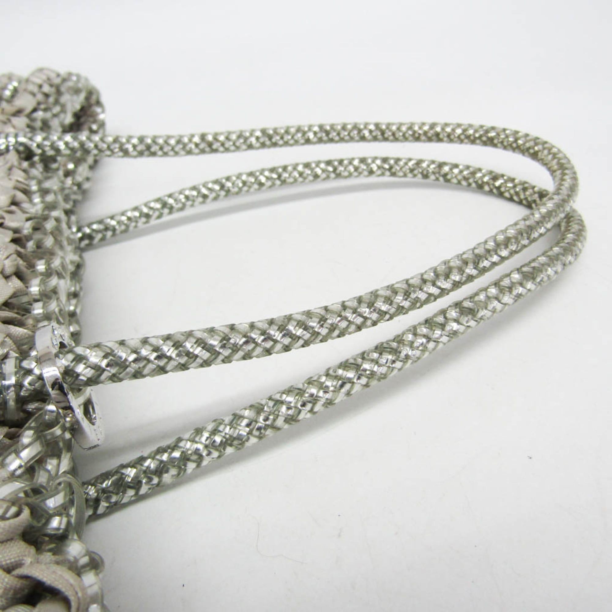 ANTEPRIMA Anteprima CARINA R PB10FA6186 Women's Wire,Satin Handbag Gray Size ONE SIZE - 5 Thumbnail