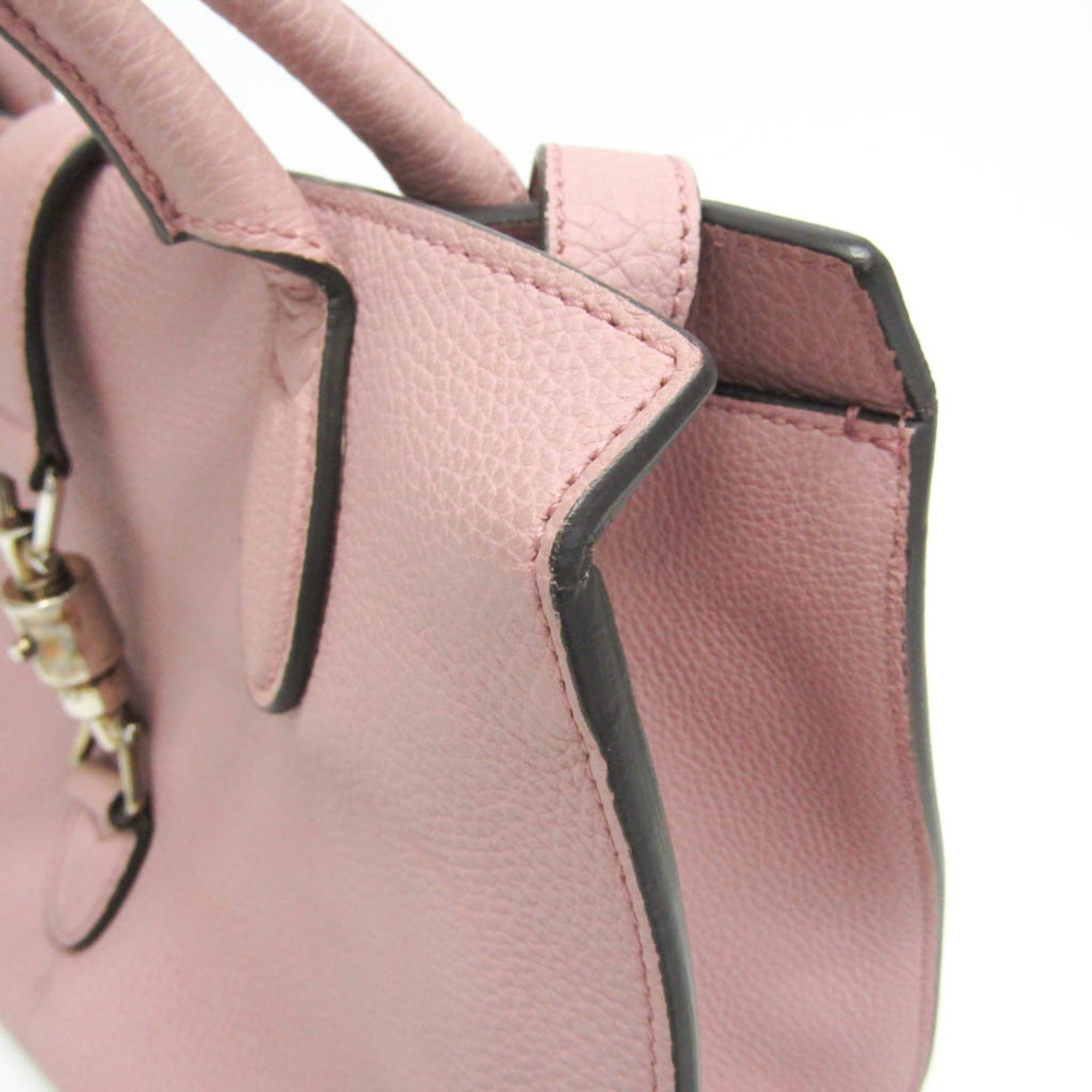 Gucci Gucci New Jackie 365460 Women's Leather Handbag,Shoulder Bag Dusty Pink Size ONE SIZE - 8 Thumbnail