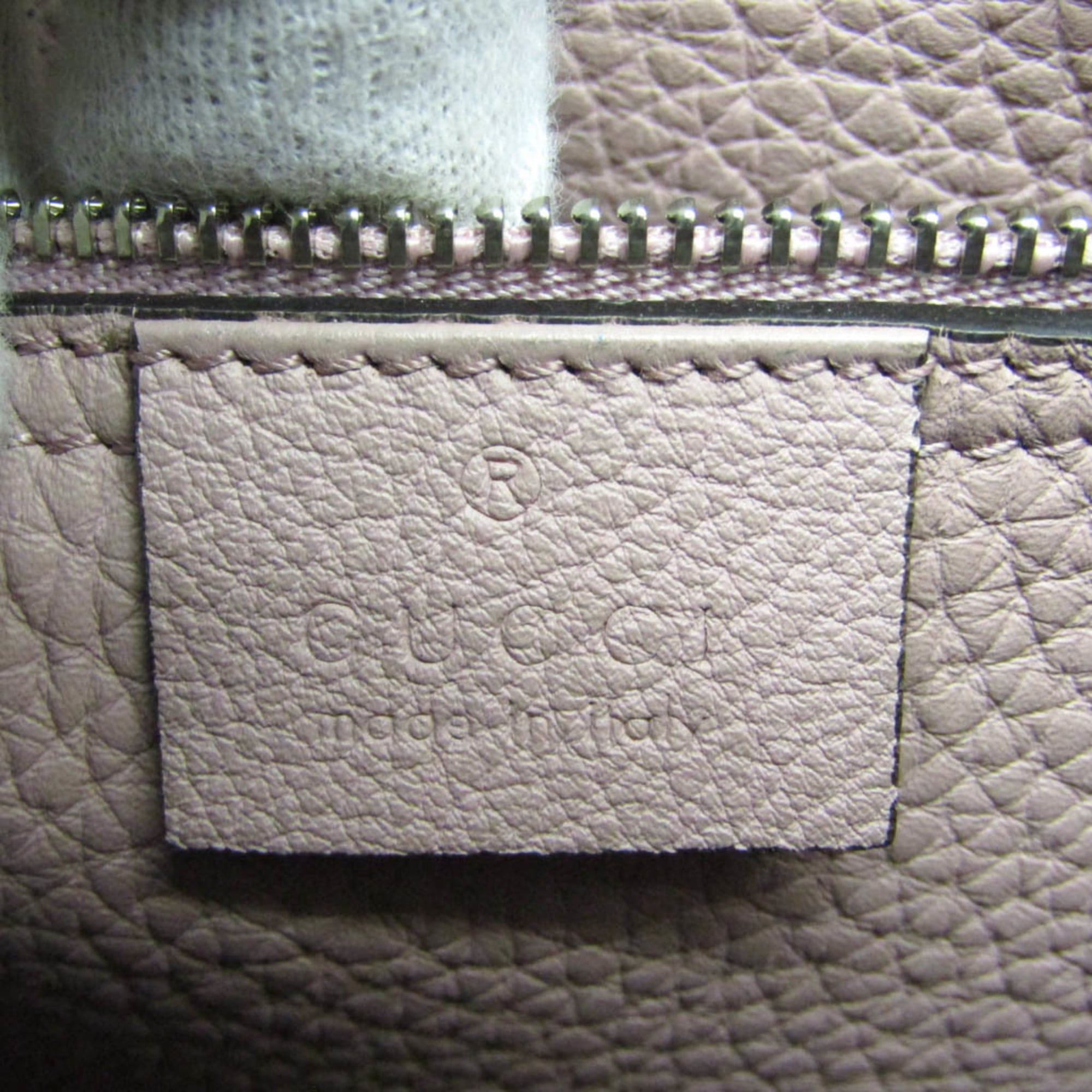Gucci Gucci New Jackie 365460 Women's Leather Handbag,Shoulder Bag Dusty Pink Size ONE SIZE - 16 Thumbnail