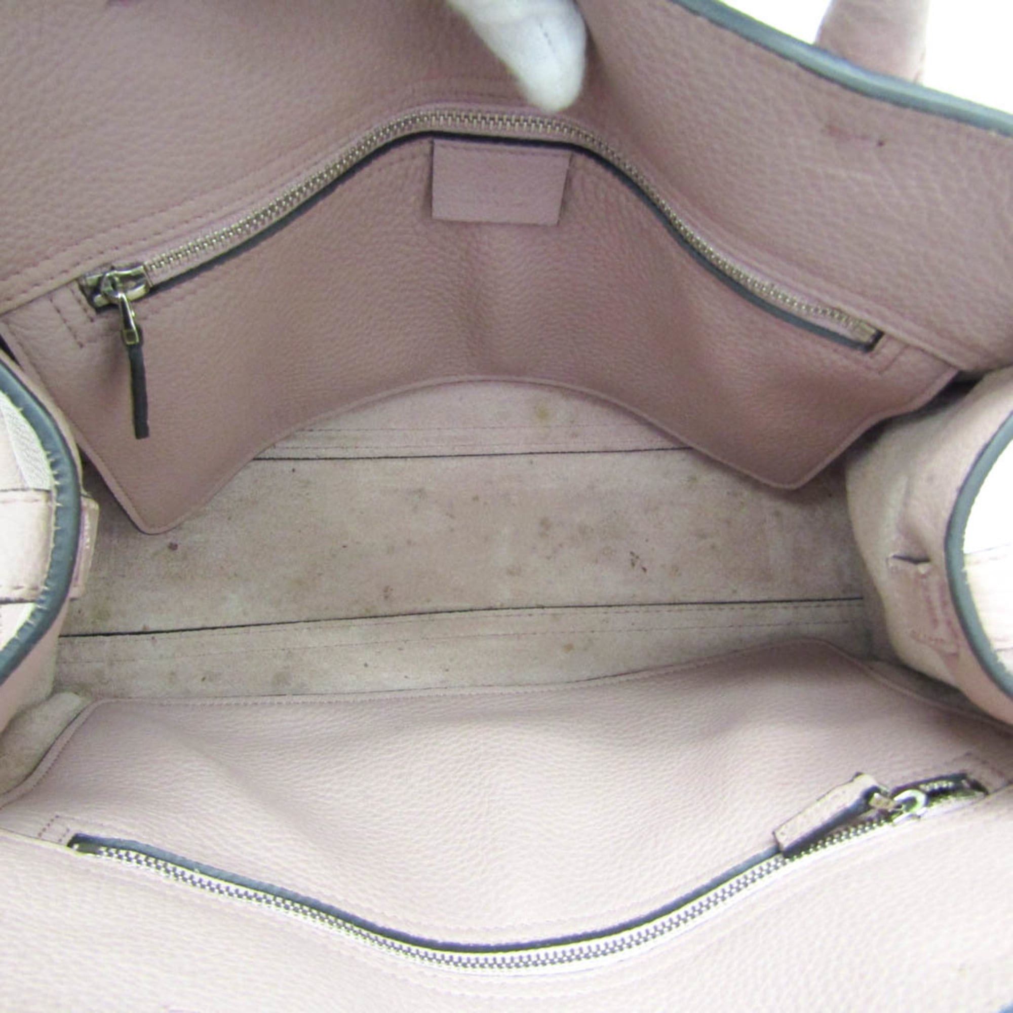 Gucci Gucci New Jackie 365460 Women's Leather Handbag,Shoulder Bag Dusty Pink Size ONE SIZE - 14 Thumbnail