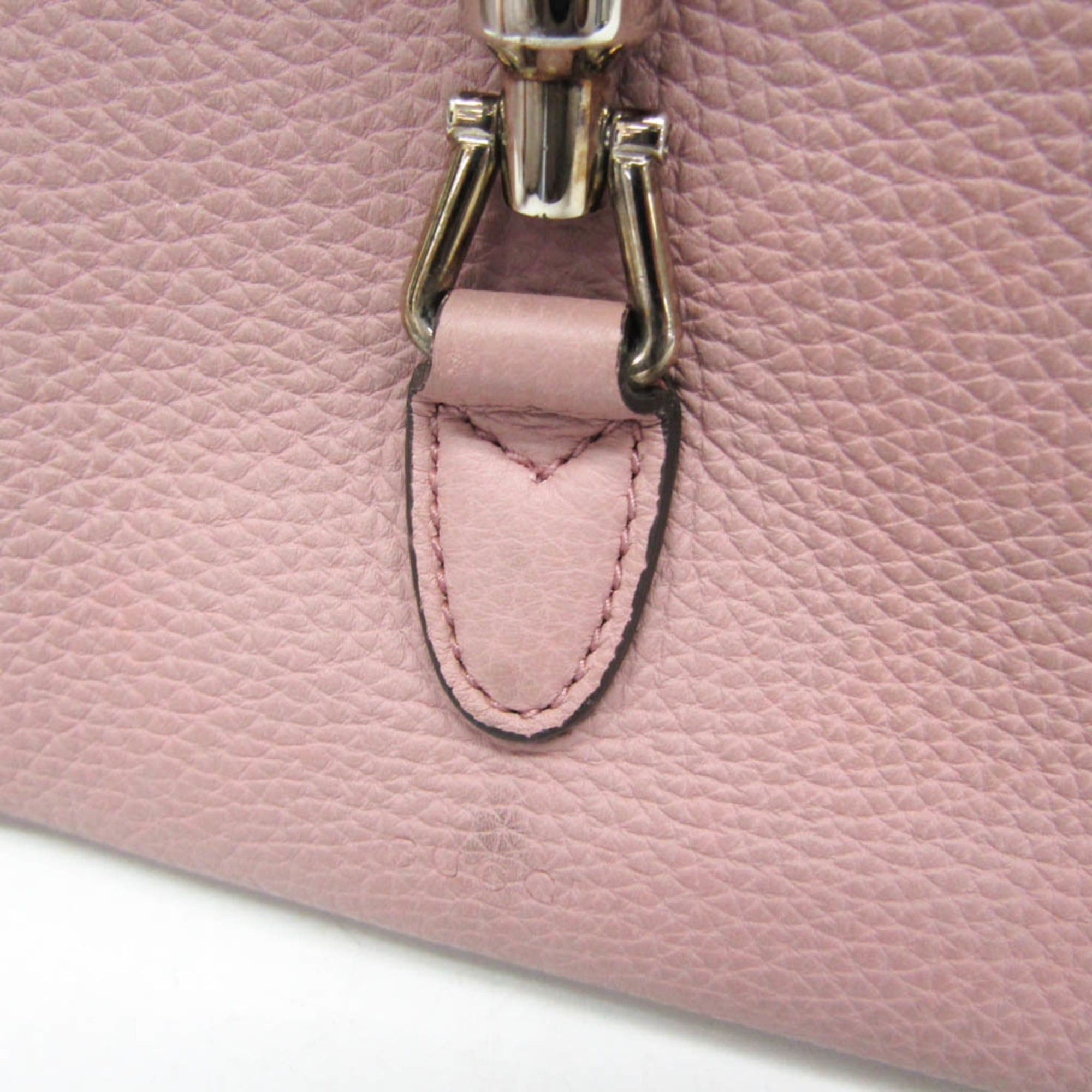 Gucci Gucci New Jackie 365460 Women's Leather Handbag,Shoulder Bag Dusty Pink Size ONE SIZE - 4 Thumbnail