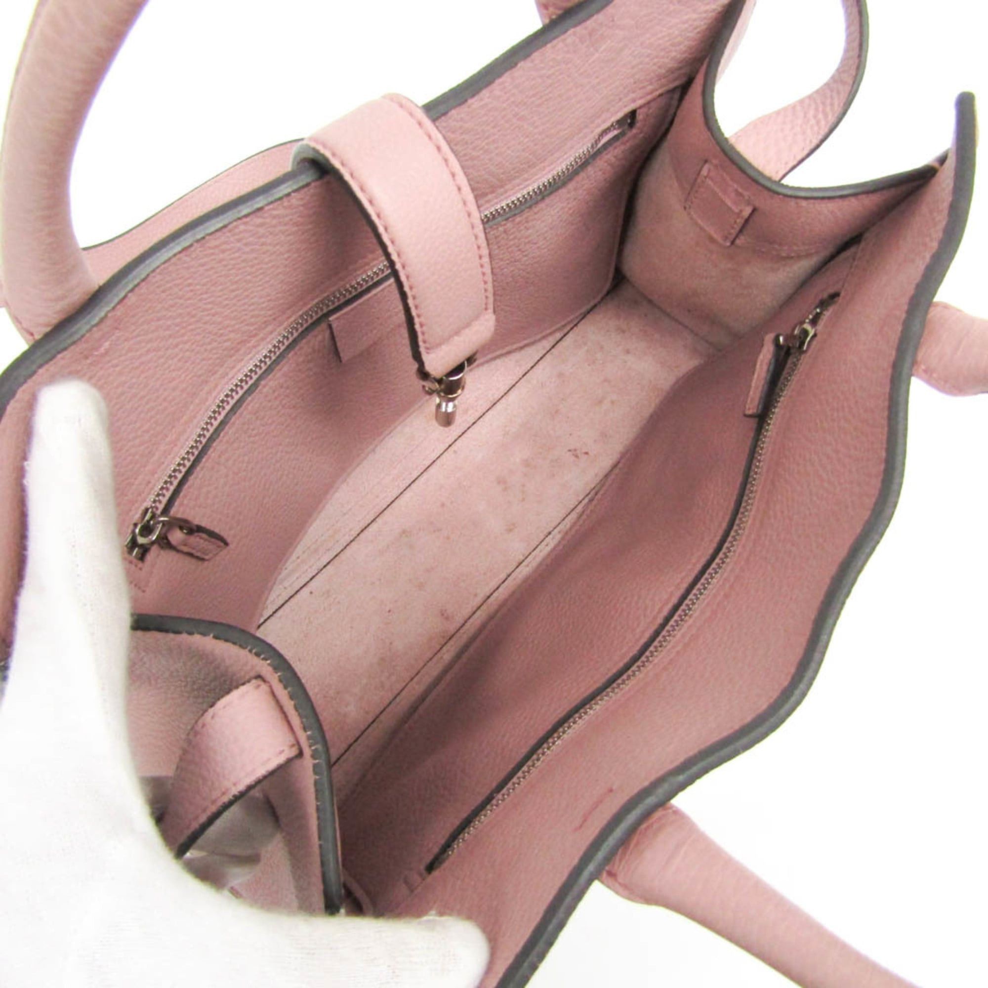 Gucci Gucci New Jackie 365460 Women's Leather Handbag,Shoulder Bag Dusty Pink Size ONE SIZE - 3 Thumbnail