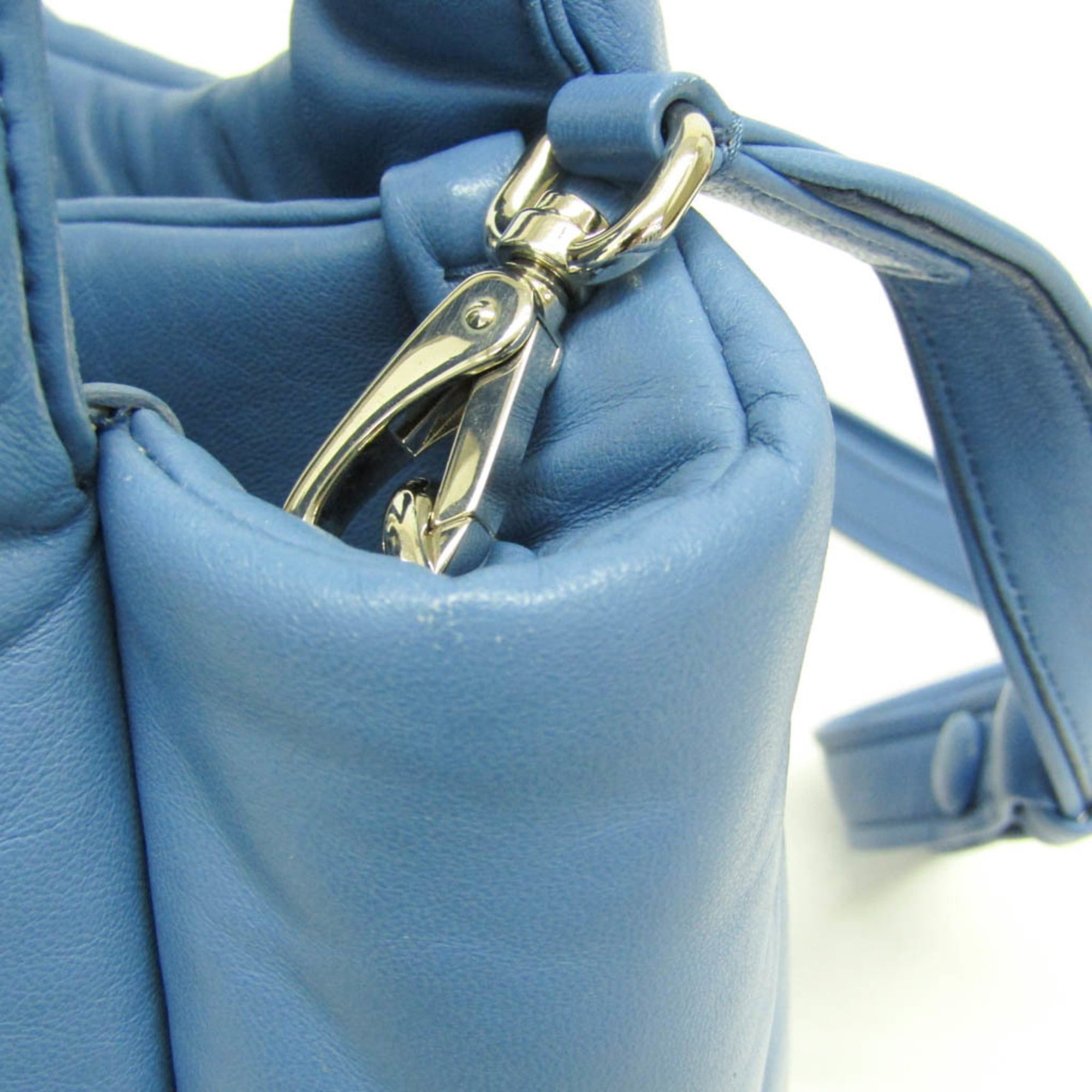 Prada Prada Padded 1BA359 Women's Nappa Leather Handbag,Shoulder Bag Blue Size ONE SIZE - 10 Thumbnail