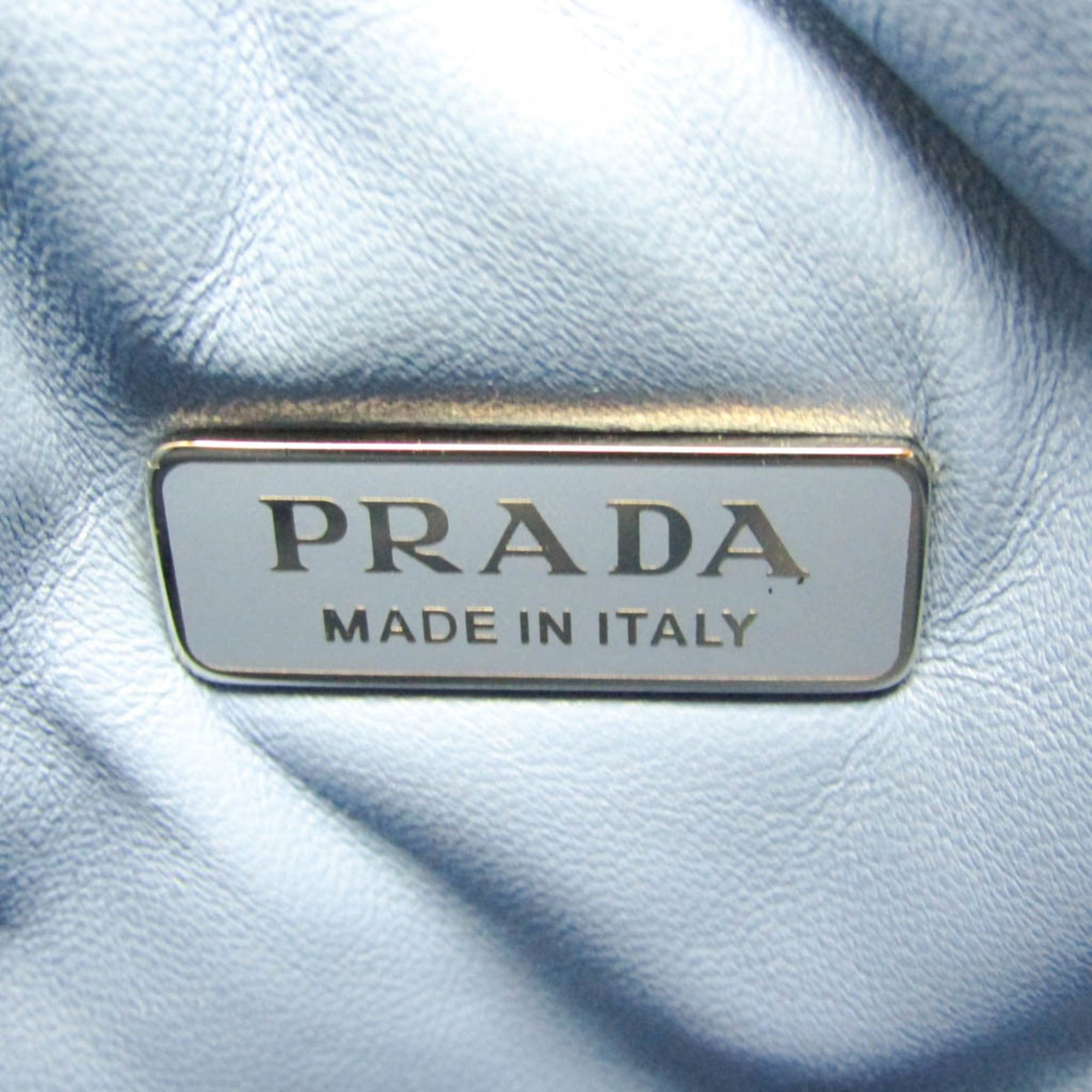 Prada Prada Padded 1BA359 Women's Nappa Leather Handbag,Shoulder Bag Blue Size ONE SIZE - 15 Thumbnail