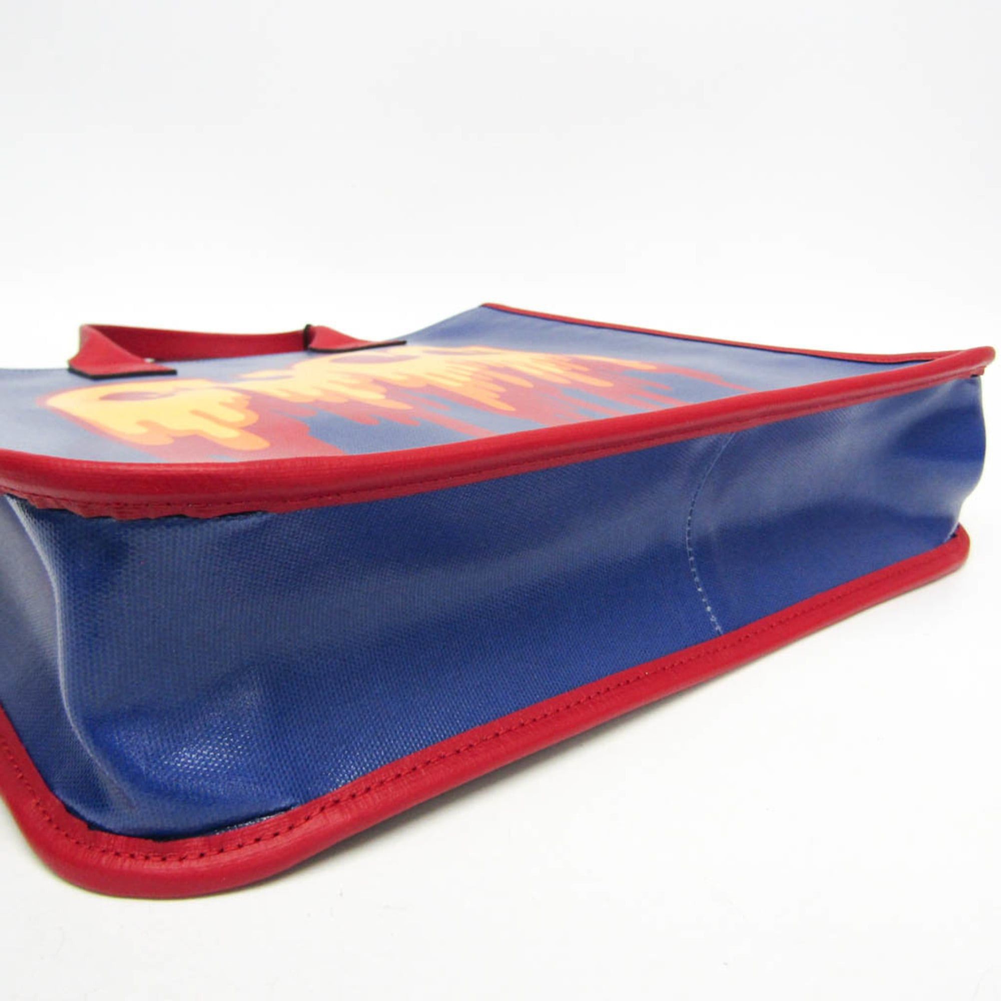 Gucci Gucci Children 550763 Girls,Boys PVC,Leather Handbag,Tote Bag Blue,Red Color,Yellow Size ONE SIZE - 4 Thumbnail