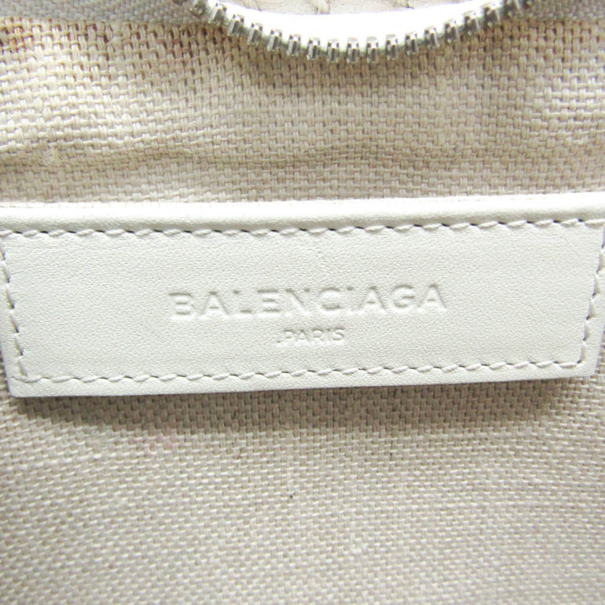 Balenciaga Balenciaga 427443 Men,Women Leather Clutch Bag Black,Off-white Size ONE SIZE - 10 Thumbnail
