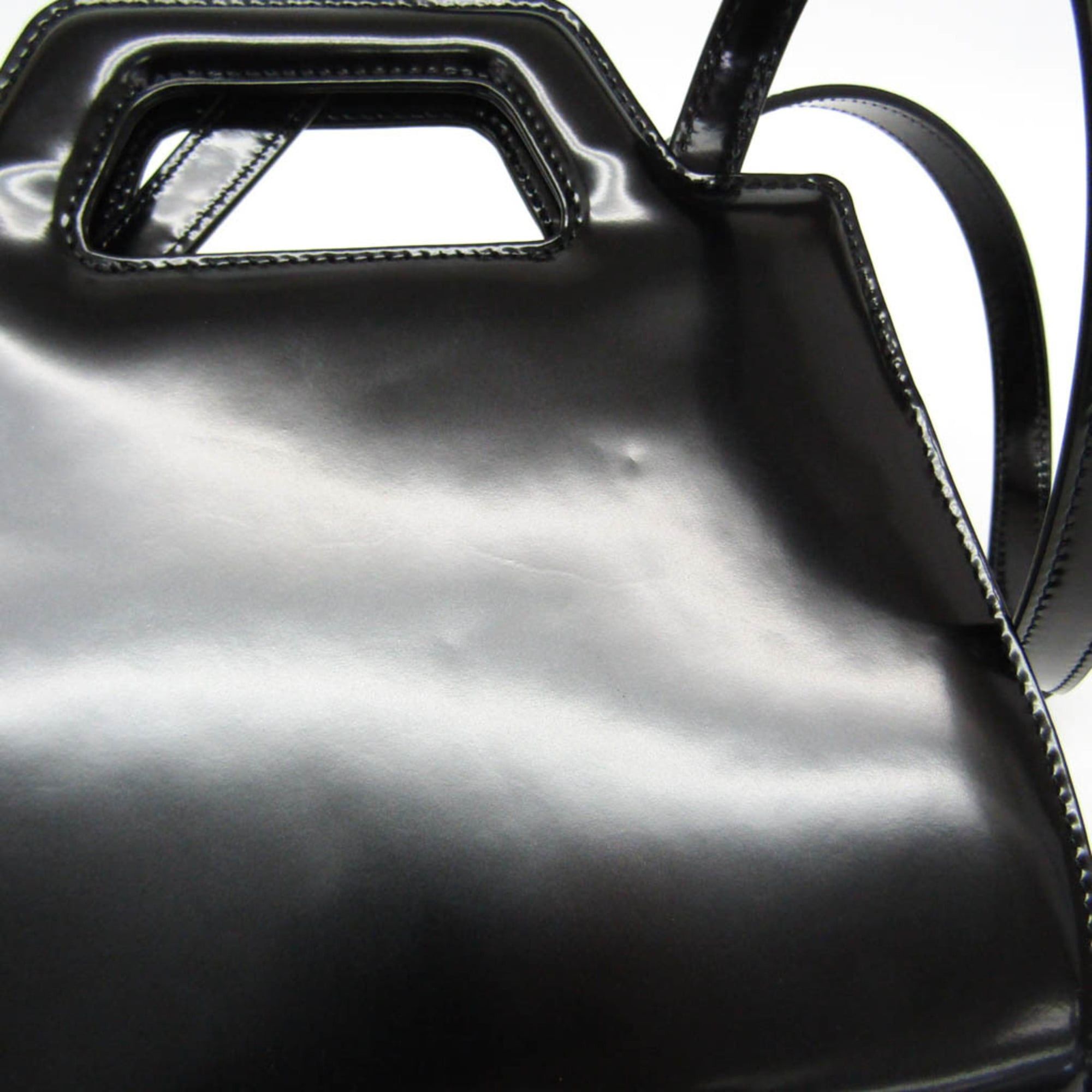 Salvatore Ferragamo Salvatore Ferragamo Gancini Wanda AU-21 3485 Women's Leather Handbag,Shoulder Bag Black Size ONE SIZE - 7 Thumbnail