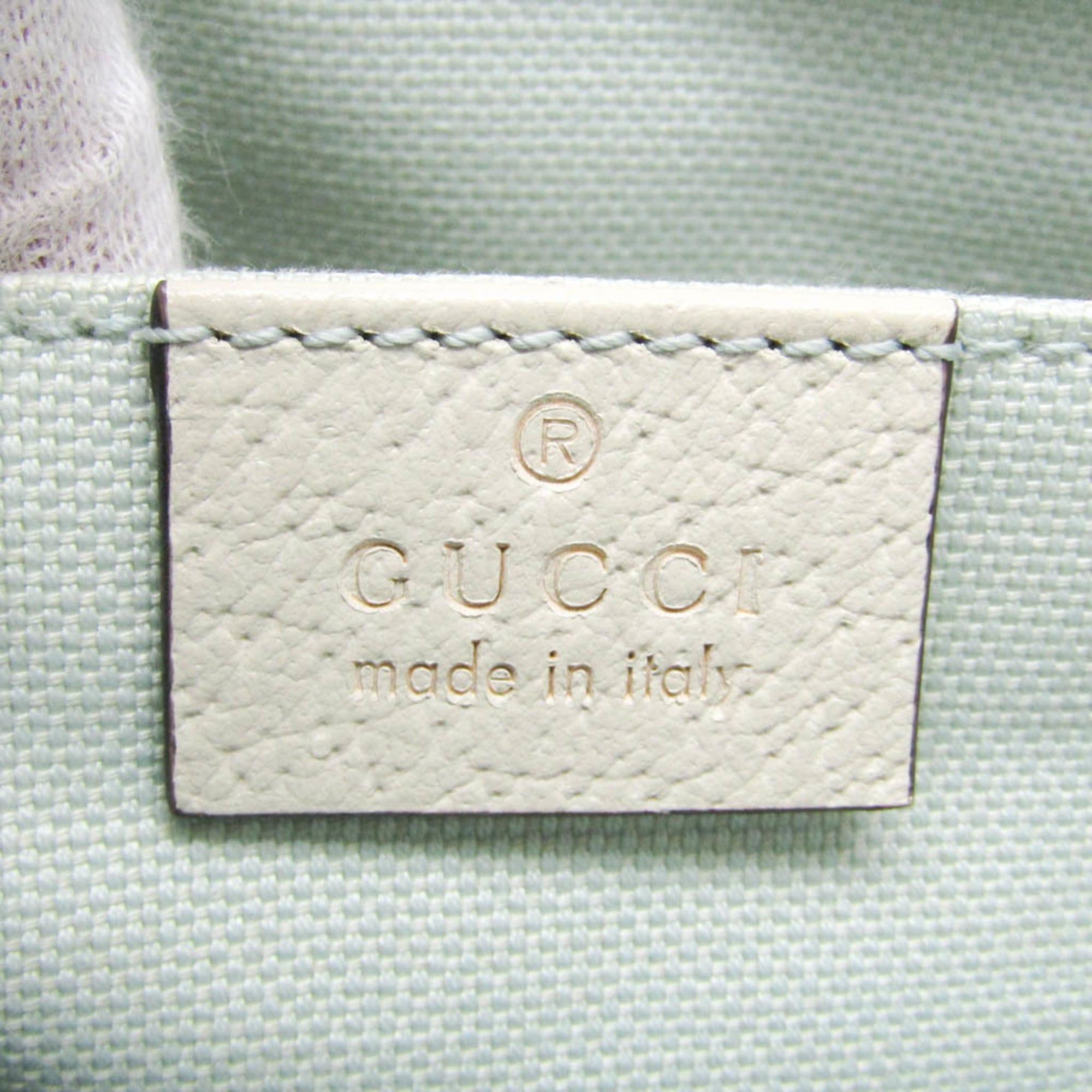 Gucci Gucci Interlocking G Children 628159 Girls' Canvas,Leather Handbag Mint Blue,Pink,White Size ONE SIZE - 12 Thumbnail