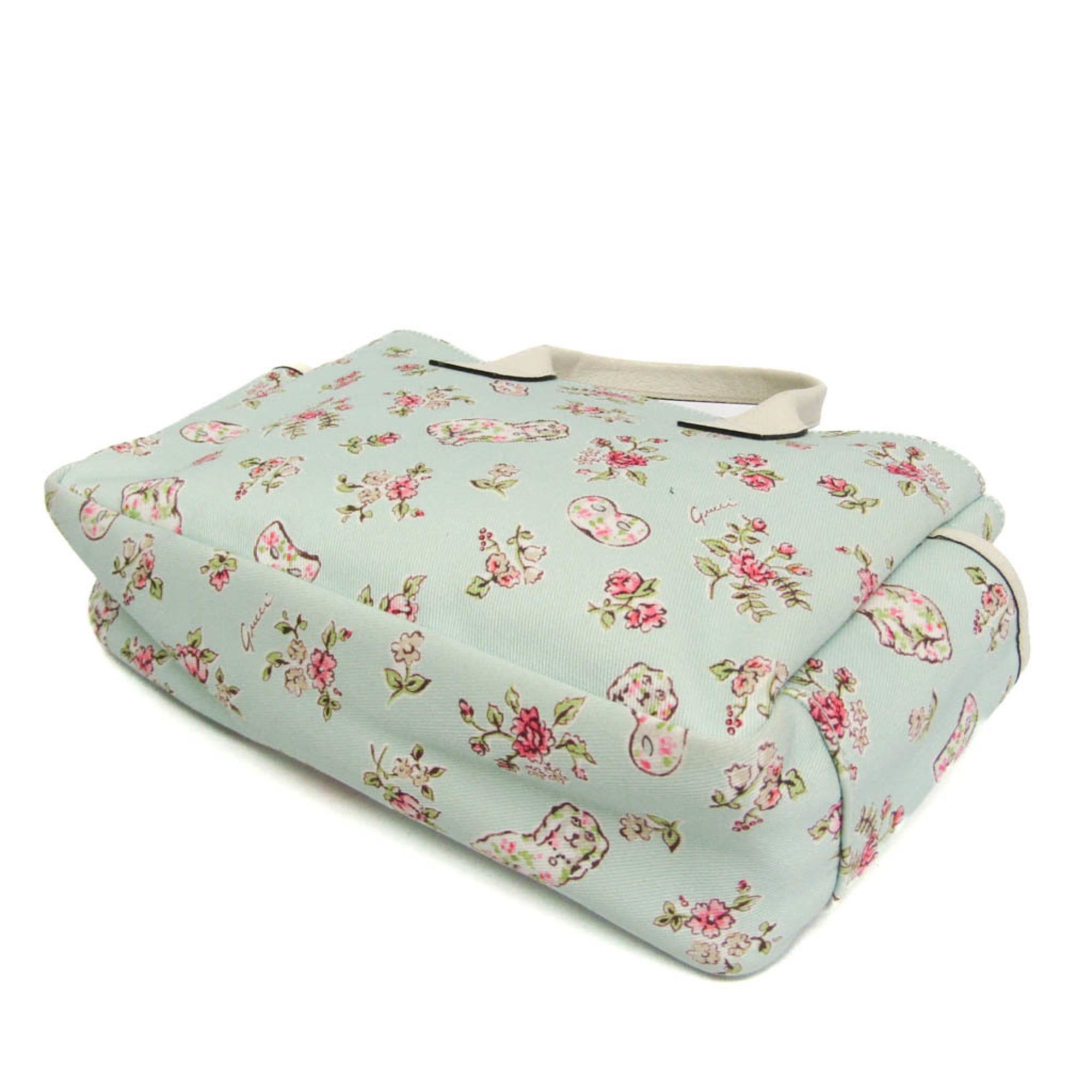 Gucci Gucci Interlocking G Children 628159 Girls' Canvas,Leather Handbag Mint Blue,Pink,White Size ONE SIZE - 2 Thumbnail