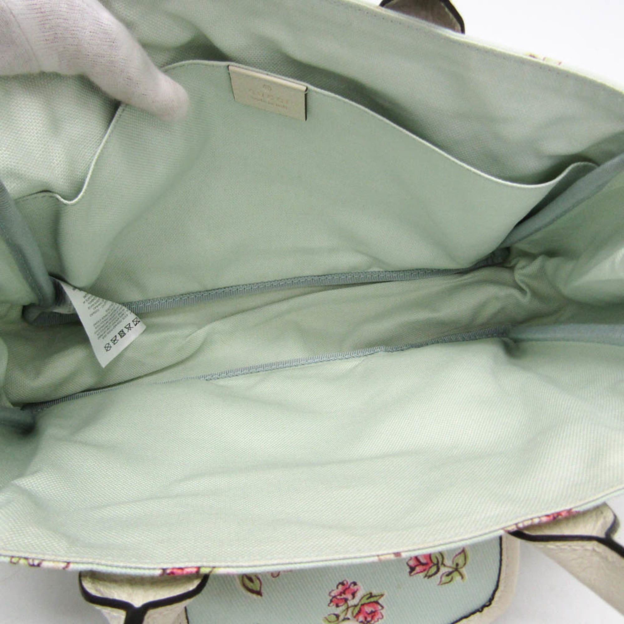 Gucci Gucci Interlocking G Children 628159 Girls' Canvas,Leather Handbag Mint Blue,Pink,White Size ONE SIZE - 9 Thumbnail