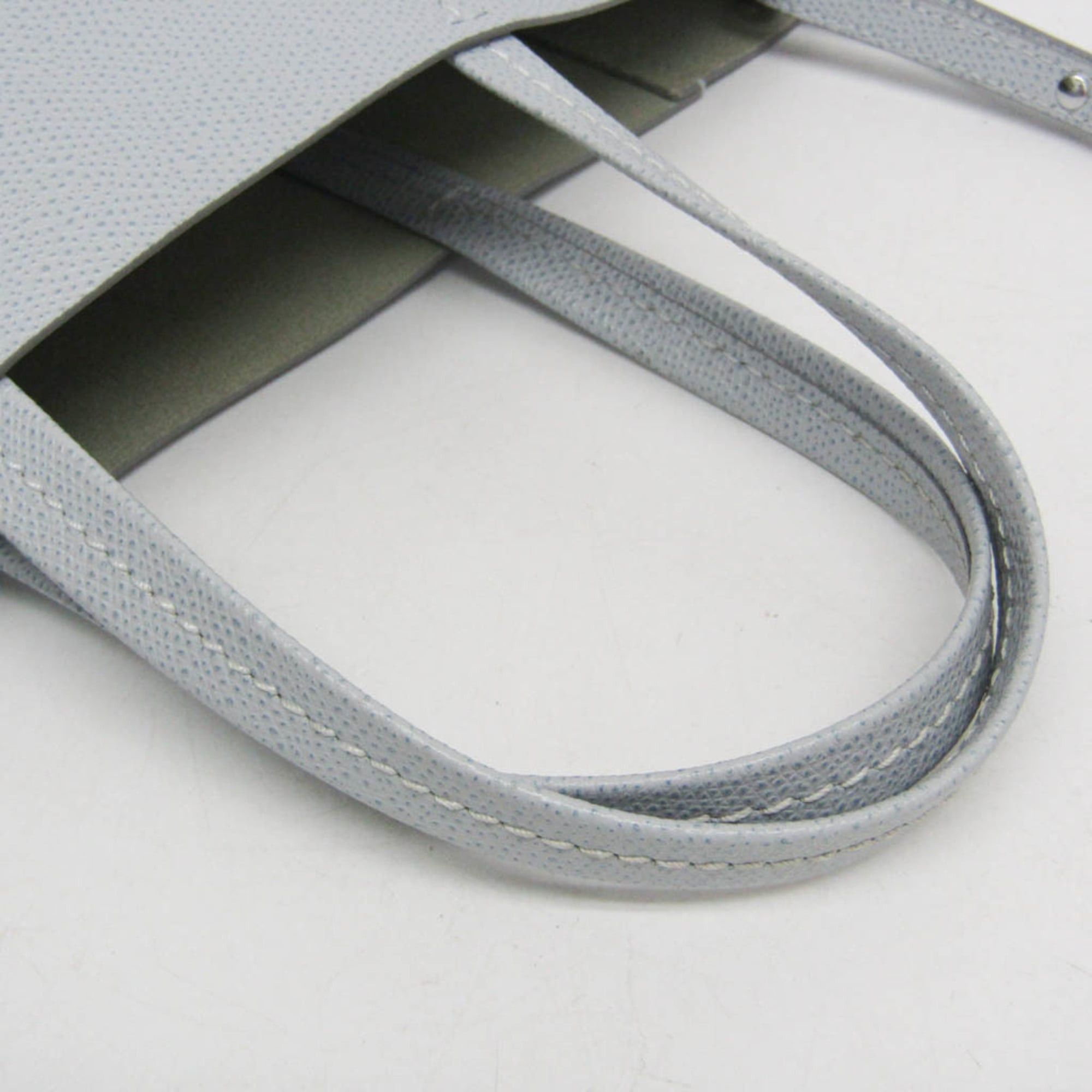 Celine Celine Vertical Cabas Small Women's Leather Shoulder Bag,Tote Bag Gray,Light Blue Size ONE SIZE - 11 Thumbnail