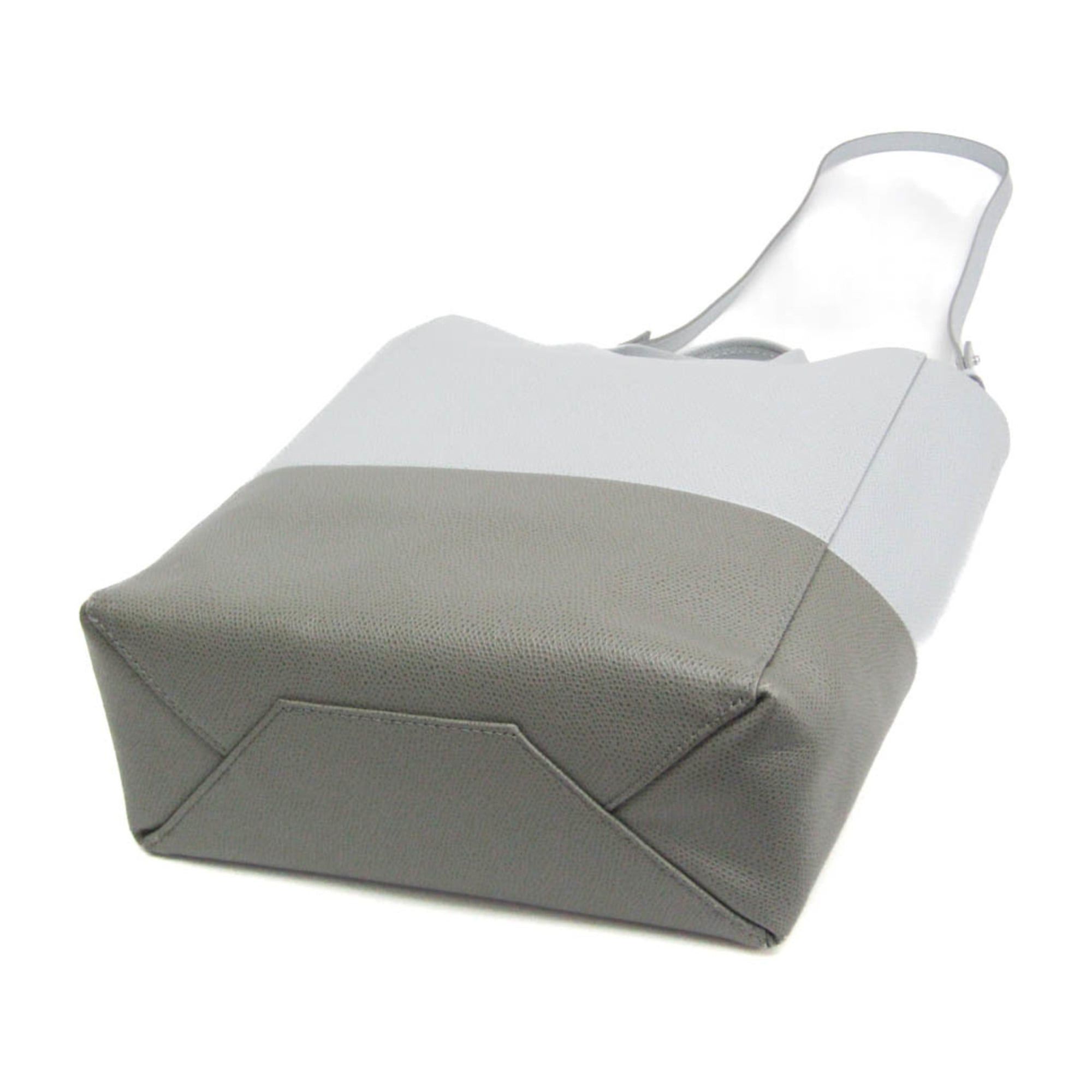 Celine Celine Vertical Cabas Small Women's Leather Shoulder Bag,Tote Bag Gray,Light Blue Size ONE SIZE - 2 Thumbnail