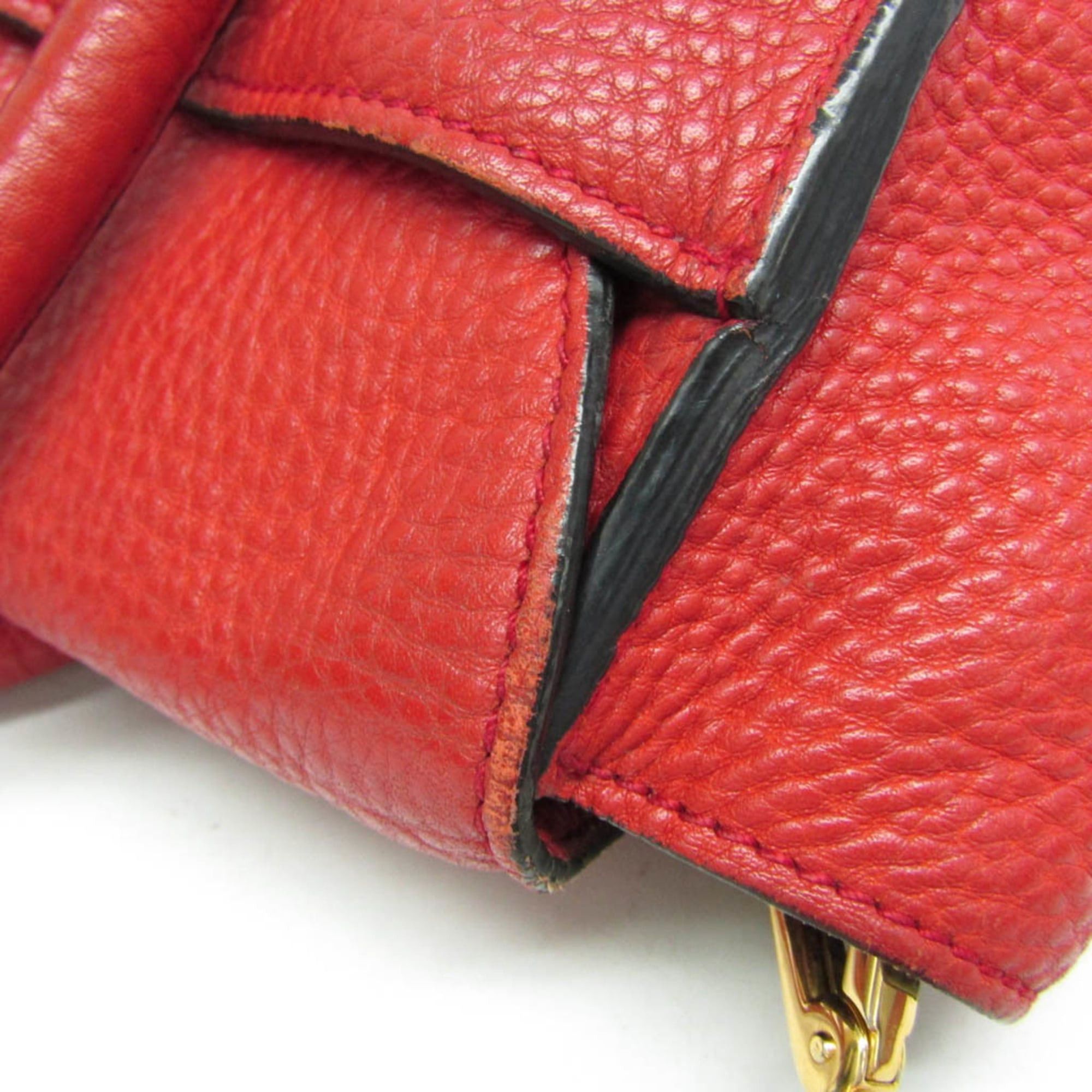 Prada Prada VIT DAINO BN2673 Women's Leather Handbag,Shoulder Bag Red Color Size ONE SIZE - 7 Thumbnail