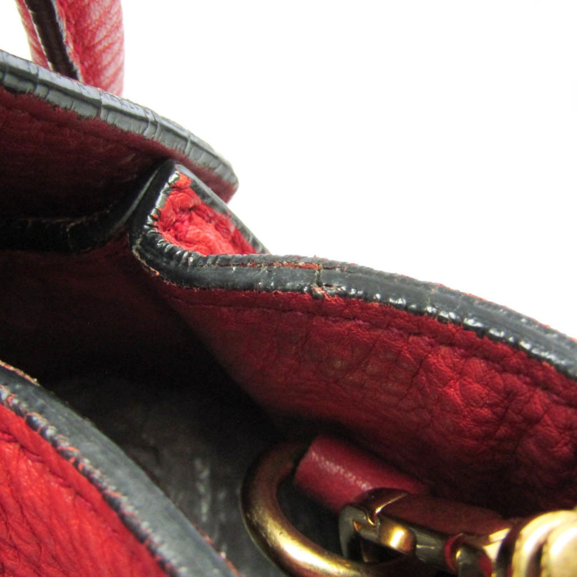 Prada Prada VIT DAINO BN2673 Women's Leather Handbag,Shoulder Bag Red Color Size ONE SIZE - 12 Thumbnail