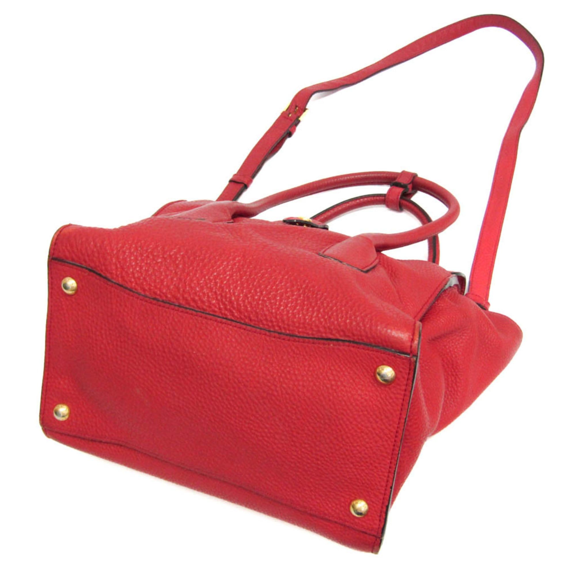 Prada Prada VIT DAINO BN2673 Women's Leather Handbag,Shoulder Bag Red Color Size ONE SIZE - 3 Thumbnail