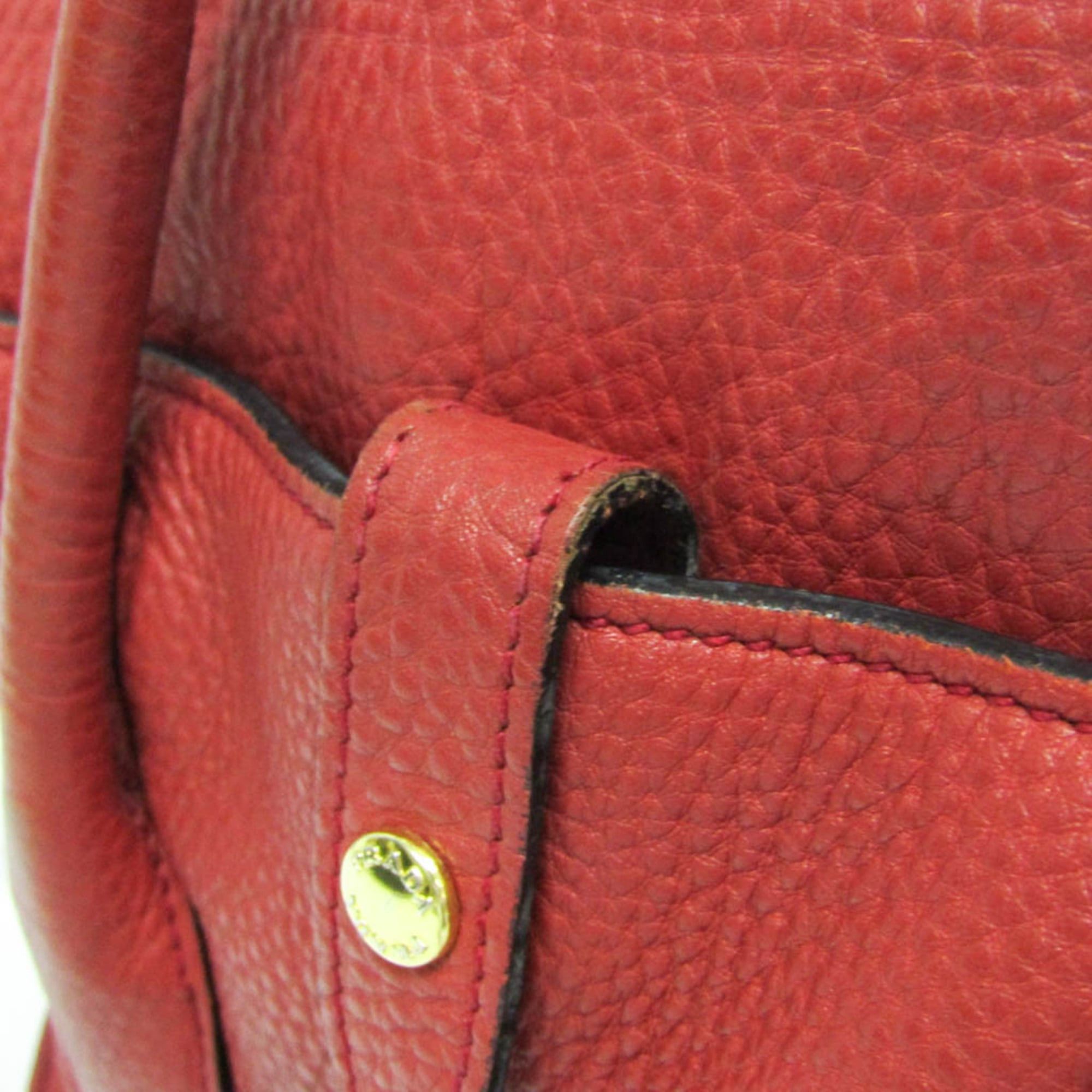 Prada Prada VIT DAINO BN2673 Women's Leather Handbag,Shoulder Bag Red Color Size ONE SIZE - 11 Thumbnail