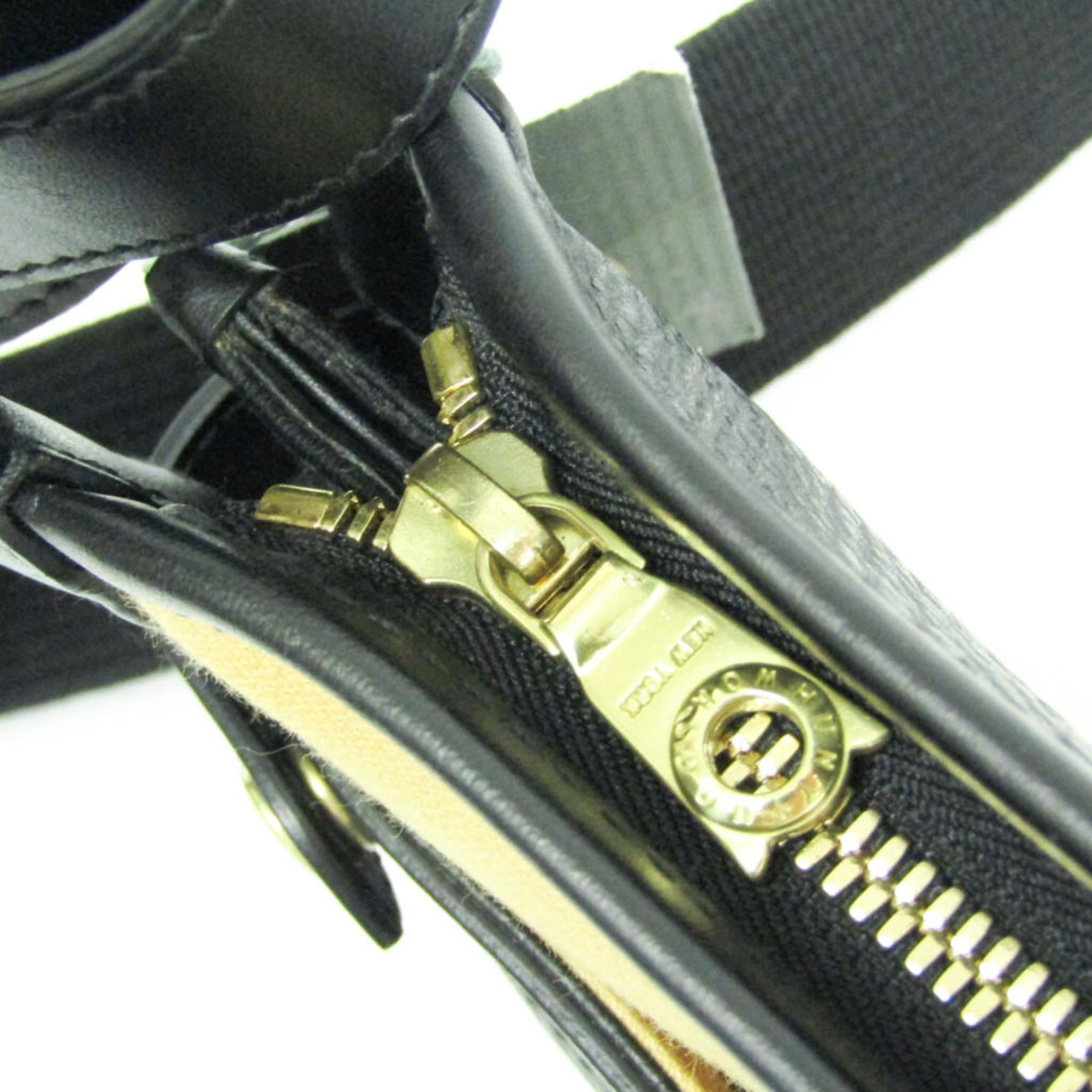 Other Hunting World Women's Leather,Canvas Shoulder Bag Black,Camel Size ONE SIZE - 8 Thumbnail