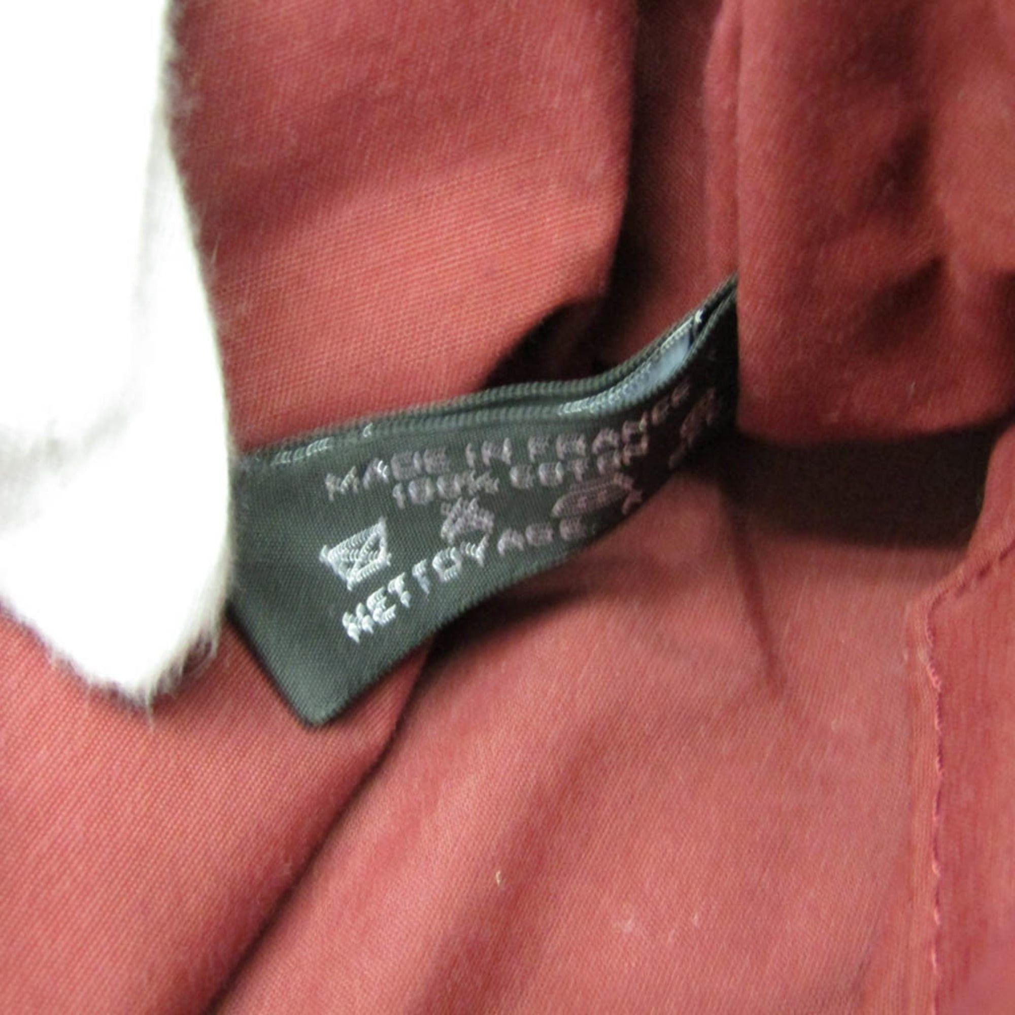 Hermes Hermes Bolide MM Women's Cotton,Leather Pouch Bordeaux,Brown Size ONE SIZE - 12 Thumbnail