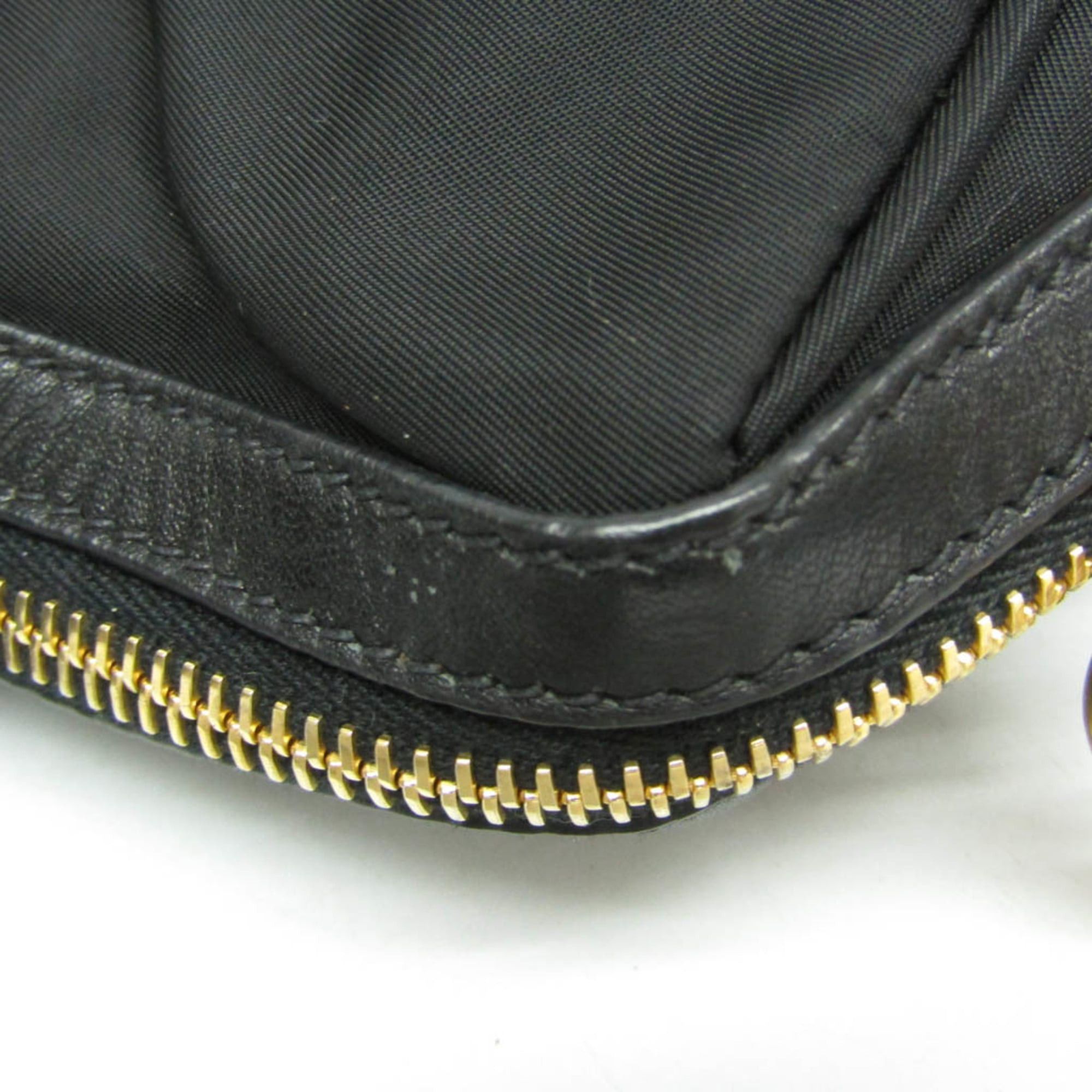 Prada Prada TESSUTO BL0627 Women's Nylon,Leather Handbag,Shoulder Bag Black Size ONE SIZE - 6 Thumbnail