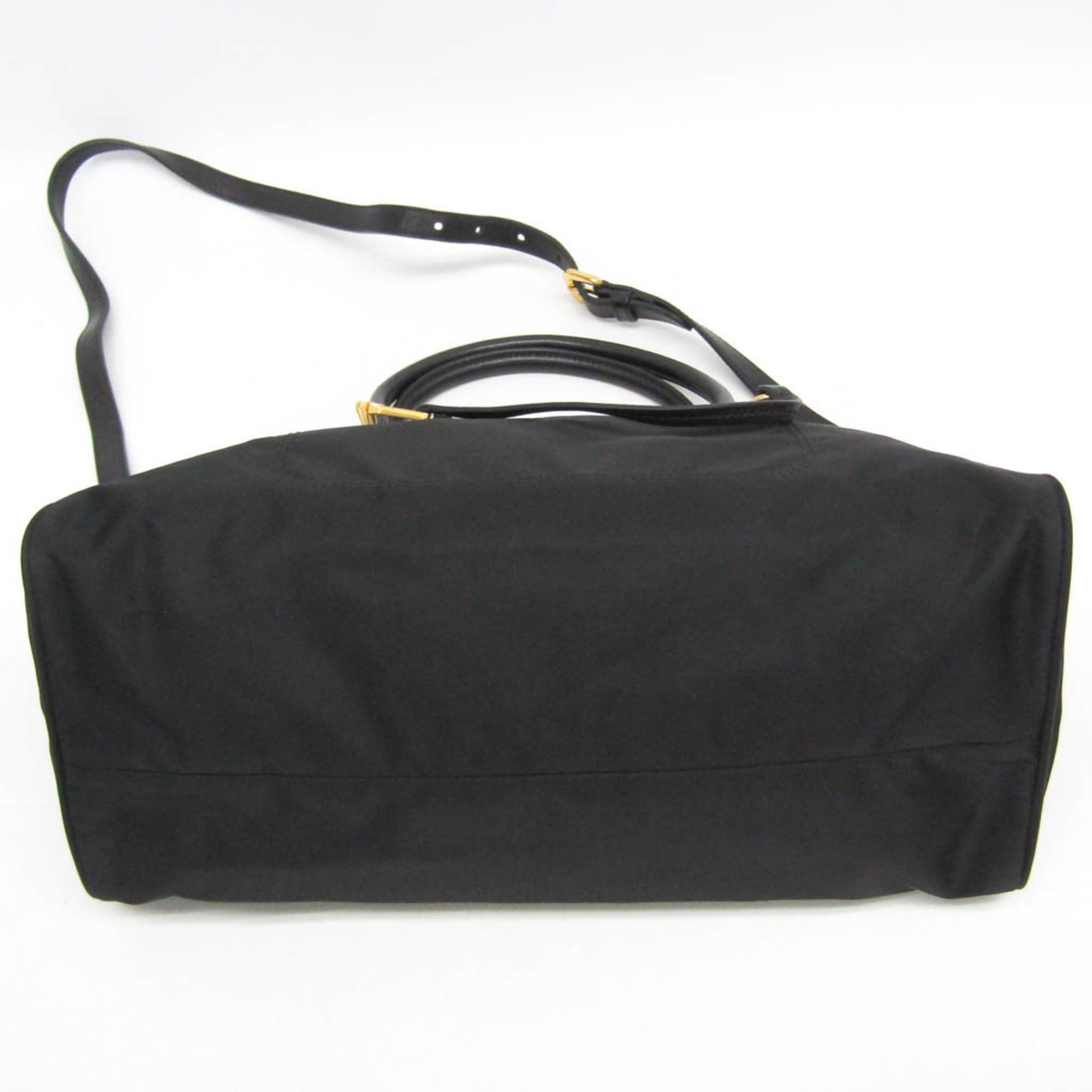 Prada Prada TESSUTO BL0627 Women's Nylon,Leather Handbag,Shoulder Bag Black Size ONE SIZE - 5 Thumbnail
