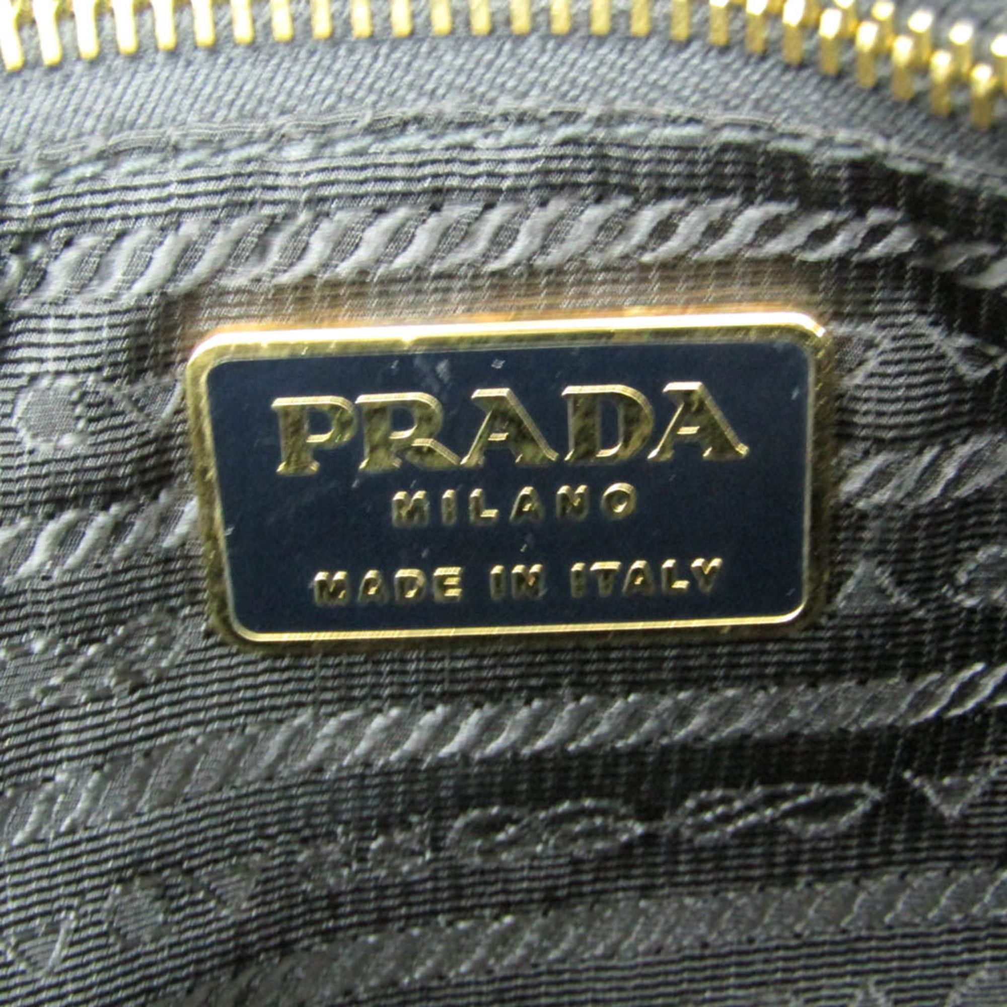 Prada Prada TESSUTO BL0627 Women's Nylon,Leather Handbag,Shoulder Bag Black Size ONE SIZE - 15 Thumbnail