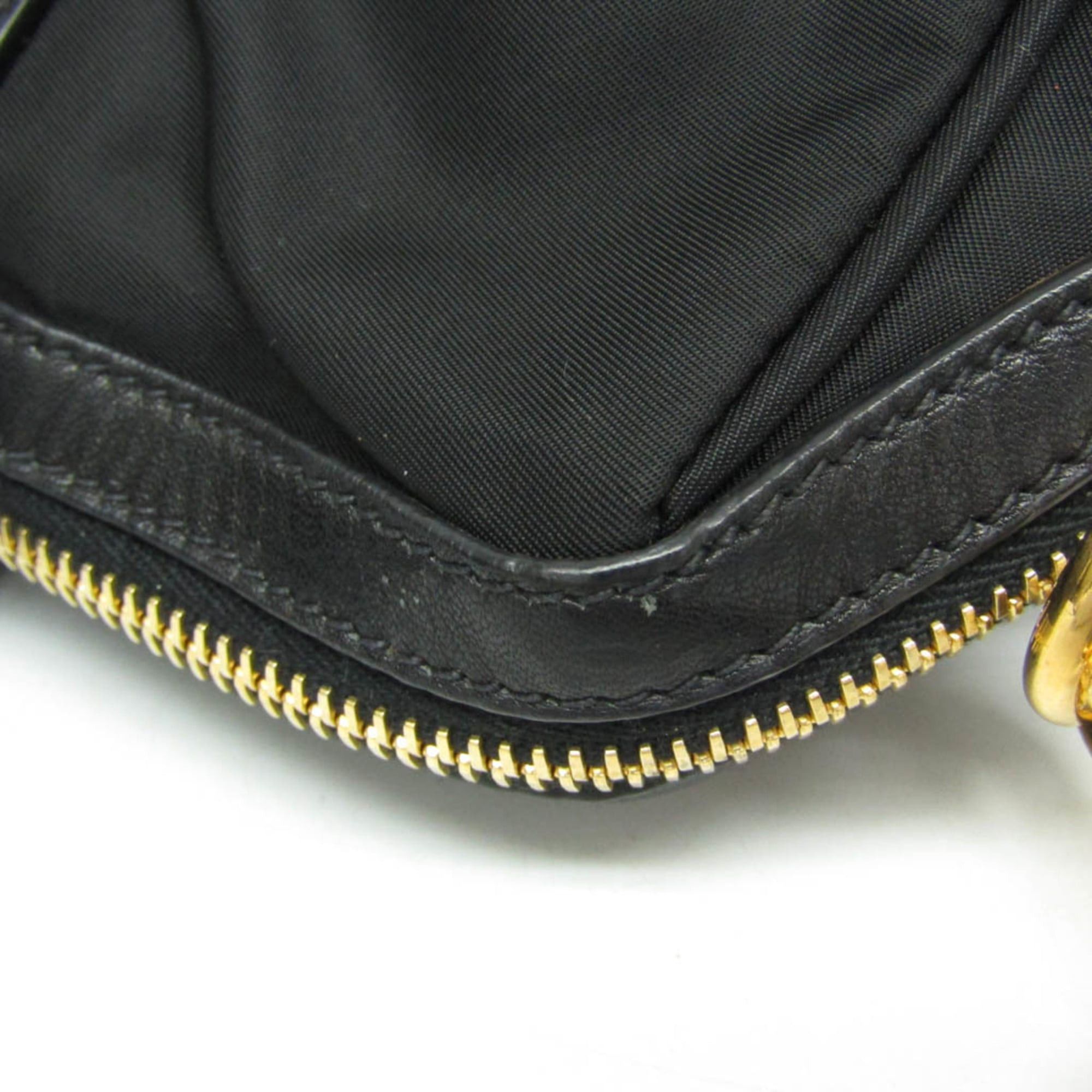 Prada Prada TESSUTO BL0627 Women's Nylon,Leather Handbag,Shoulder Bag Black Size ONE SIZE - 7 Thumbnail
