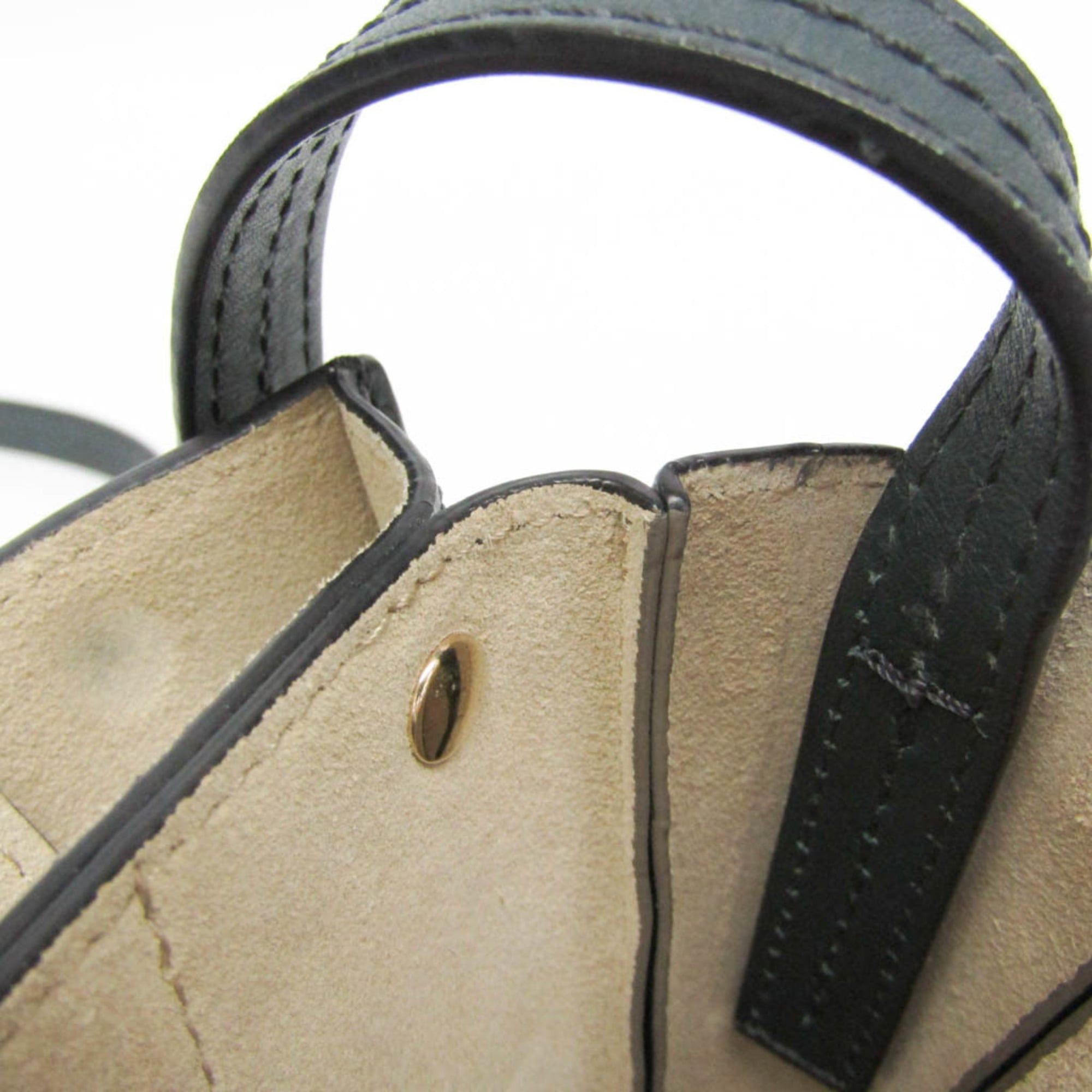 Chloe Chloé Faye Women's Leather,Suede Shoulder Bag Dark Green Size ONE SIZE - 15 Thumbnail