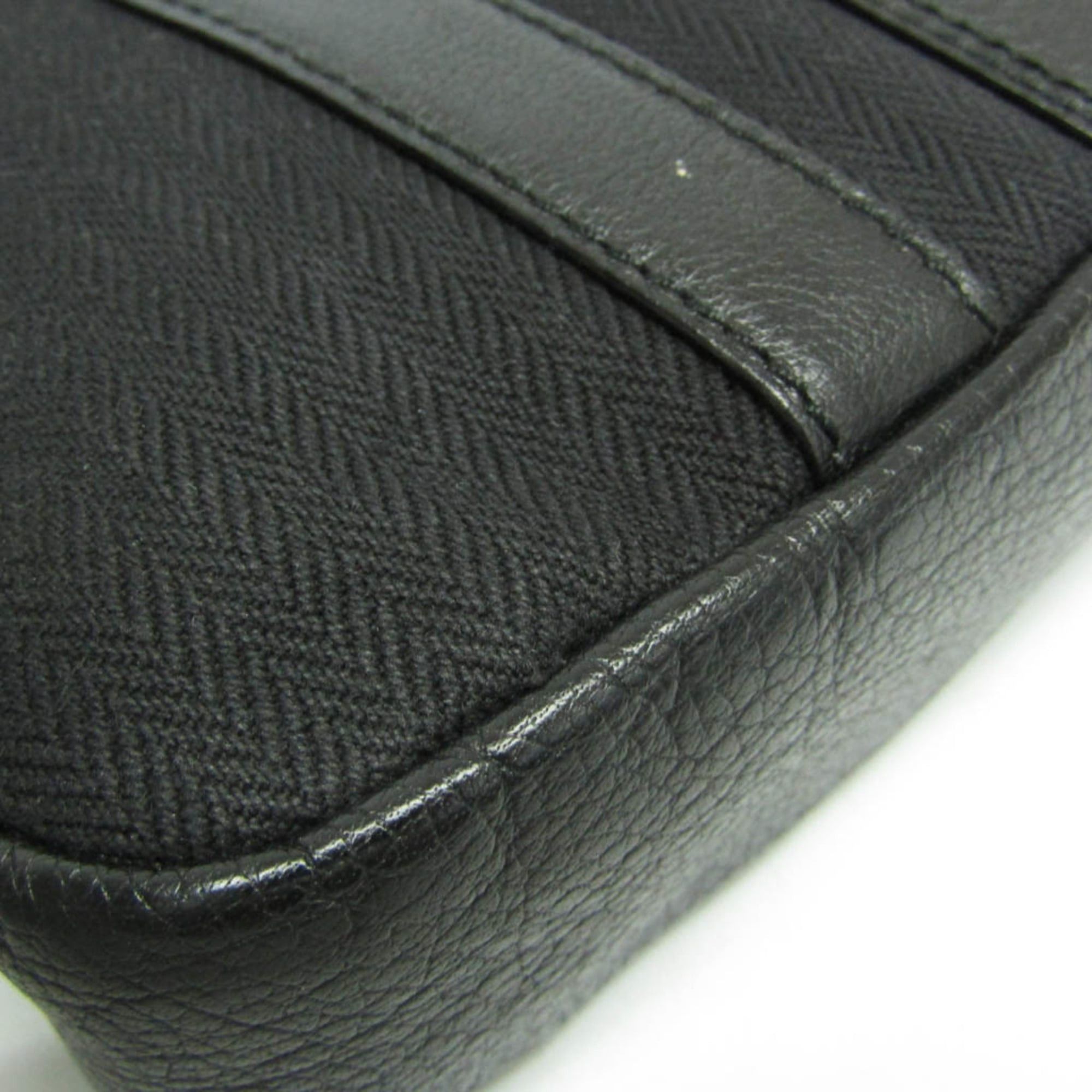 Bvlgari Bvlgari B.zero1 Women's Leather,Canvas Shoulder Bag Black Size ONE SIZE - 4 Thumbnail