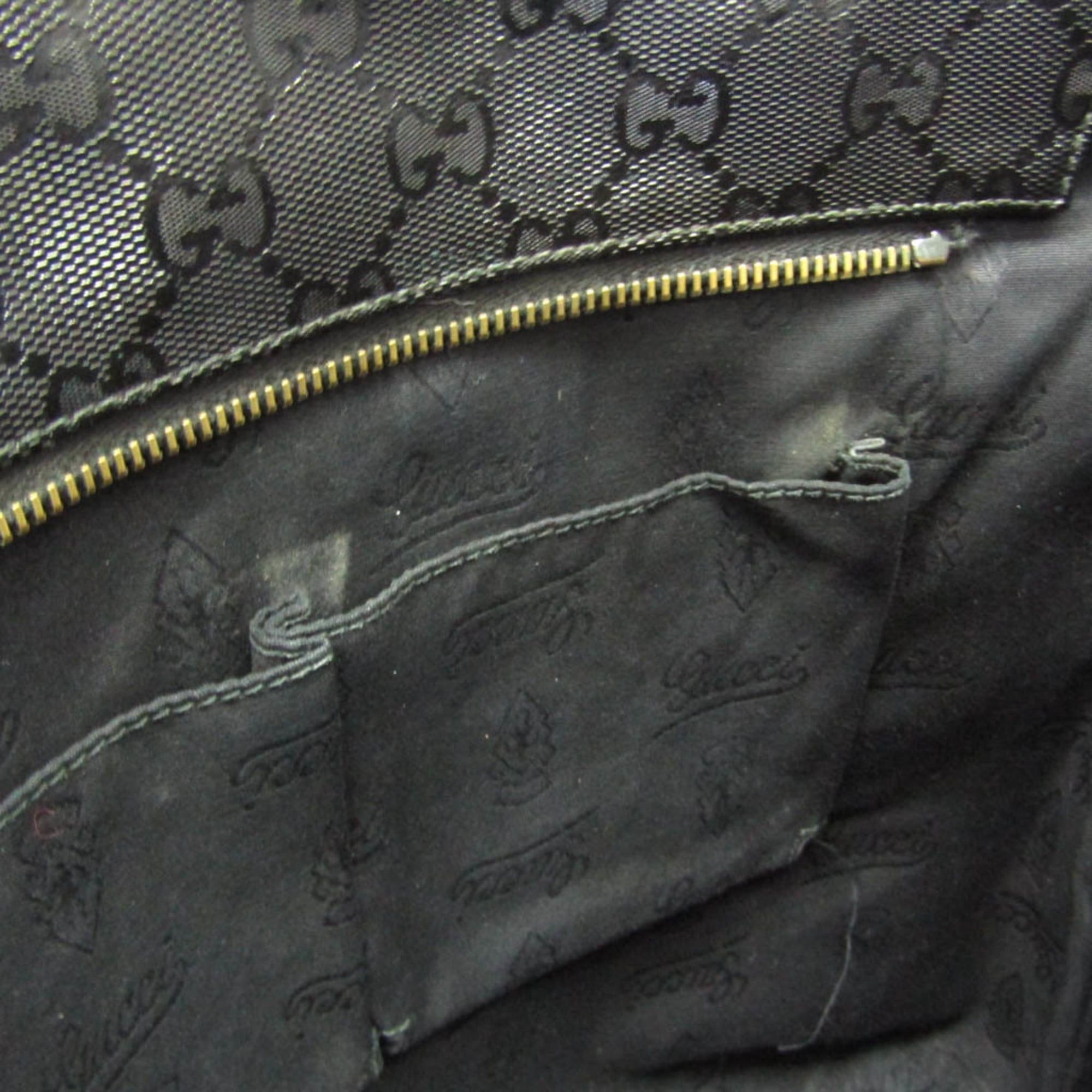Gucci Gucci GG Imprimé 211137 Women's GG Imprimé,Leather Handbag,Tote Bag Black Size ONE SIZE - 16 Thumbnail