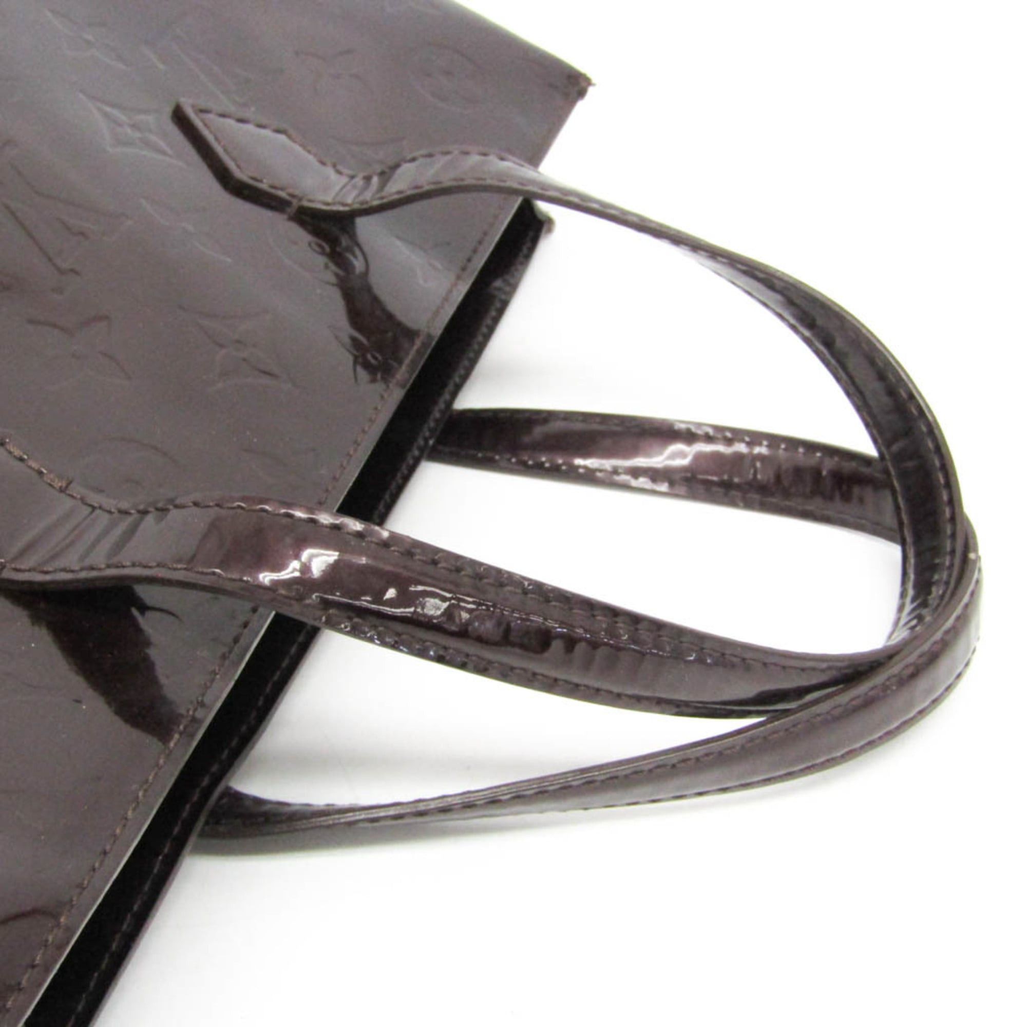 Louis Vuitton Louis Vuitton Monogram Vernis Wilshire PM M93641 Women's Handbag Amarante Size ONE SIZE - 10 Thumbnail